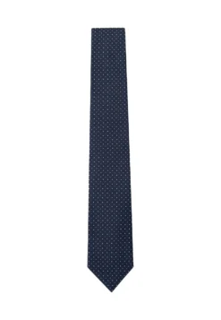 Hackett London Col Micro Dot - Stropdas - Navy White
