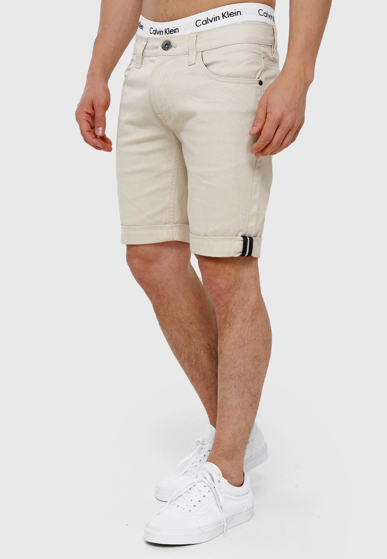 Indicode Jeans Villeurbanne - Jeansshort - Fog 4 Indicode Jeans Villeurbanne - Jeansshort - Fog - Afbeelding 4