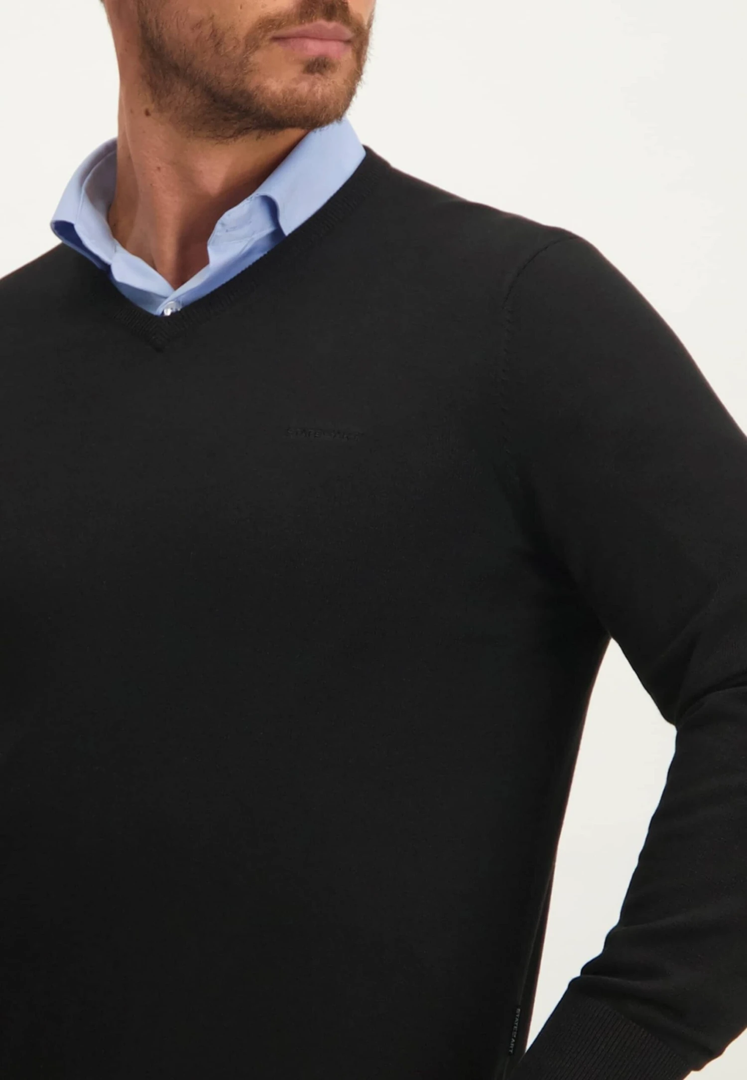 Essentials - Trui - Black Plain 3 Essentials - Trui - Black Plain - Afbeelding 3