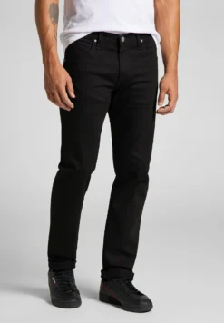 Lee Straight Leg Jeans - Clean Black