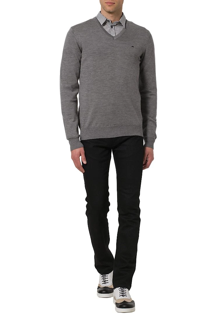 J.Lindeberg Lymann - Trui - Grey Melange 1 J.Lindeberg Lymann - Trui - Grey Melange