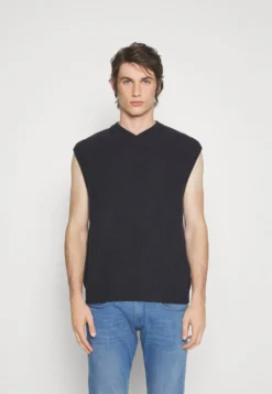 Jack & Jones Jorrib V Neck Vest - Trui - Total Eclipse