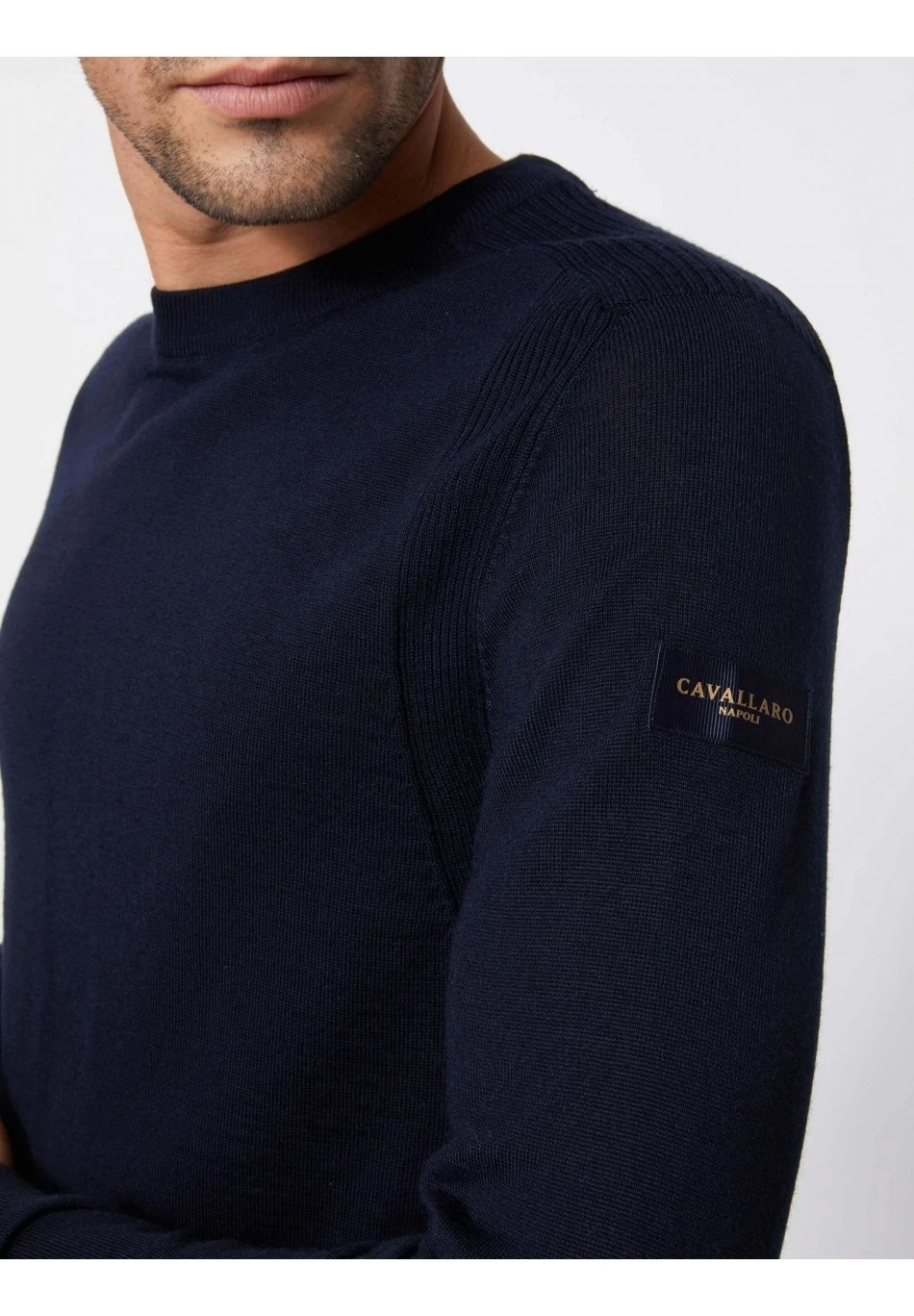 Milo R-Neck - Trui - Dark Blue 4 Milo R-Neck - Trui - Dark Blue - Afbeelding 4