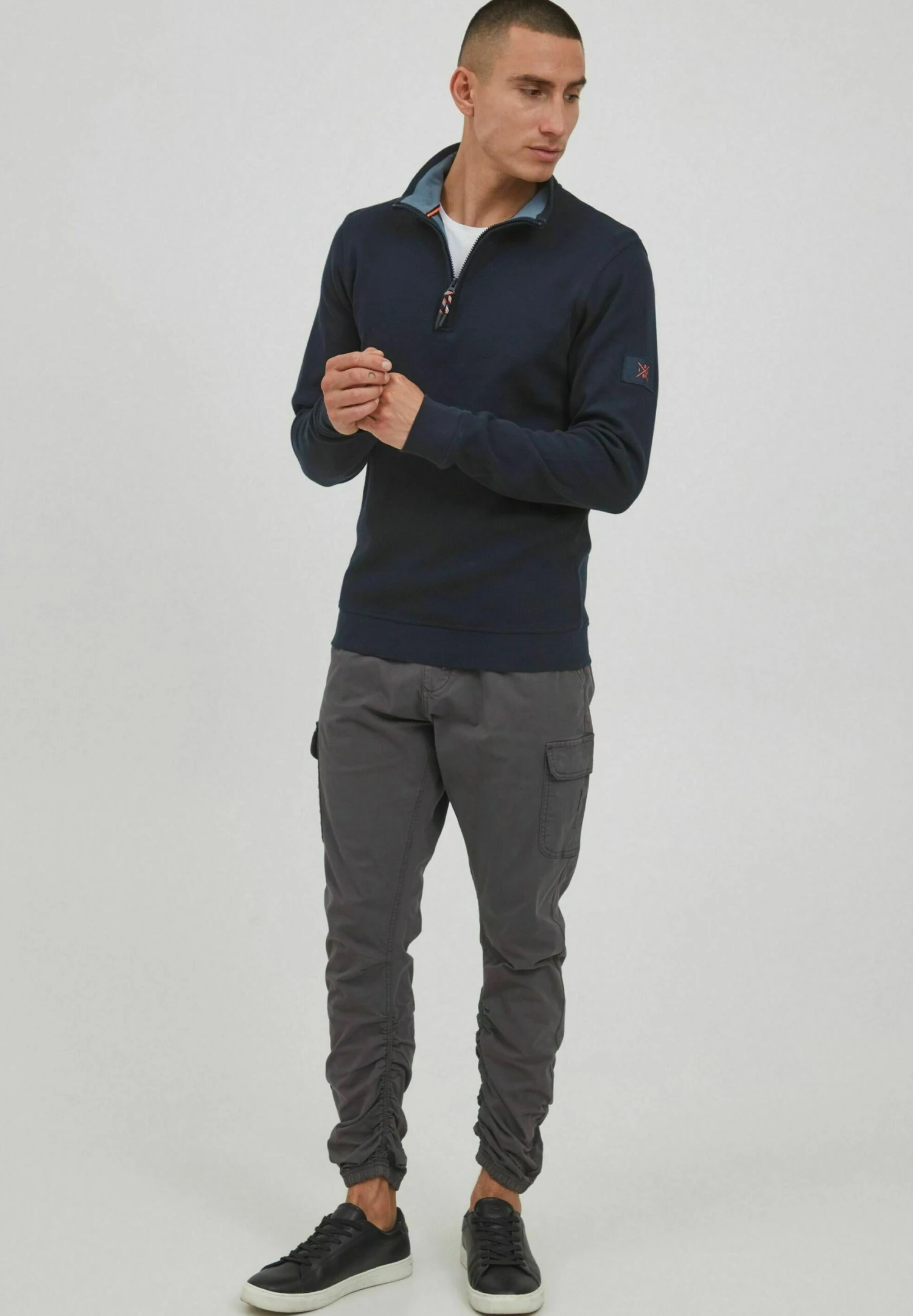 Indicode Jeans Idarcelino - Trui - Navy 2 Indicode Jeans Idarcelino - Trui - Navy - Afbeelding 2