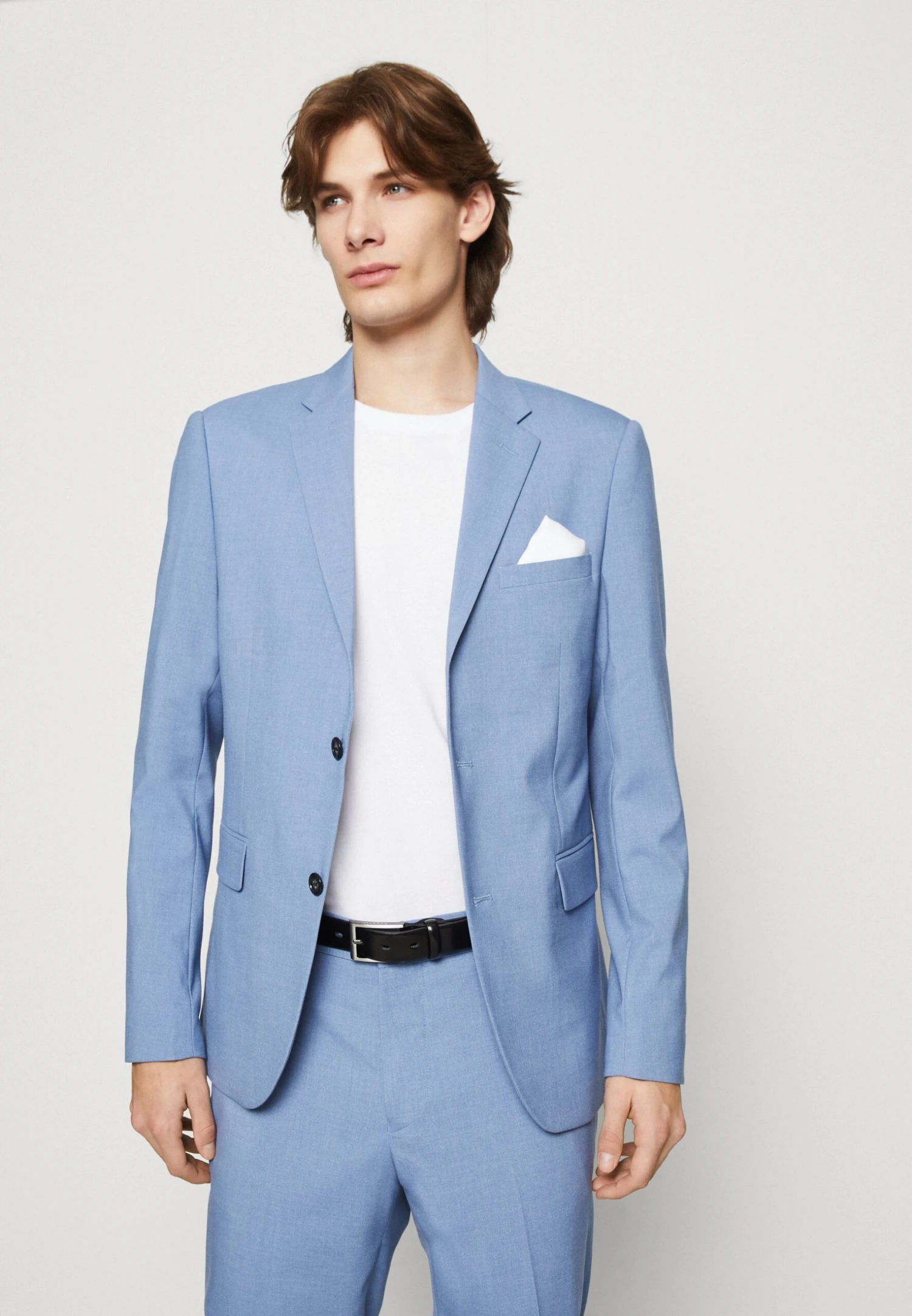 Lindbergh Plain Mens Suit - Kostuum - Light Blue 7 Lindbergh Plain Mens Suit - Kostuum - Light Blue - Afbeelding 7