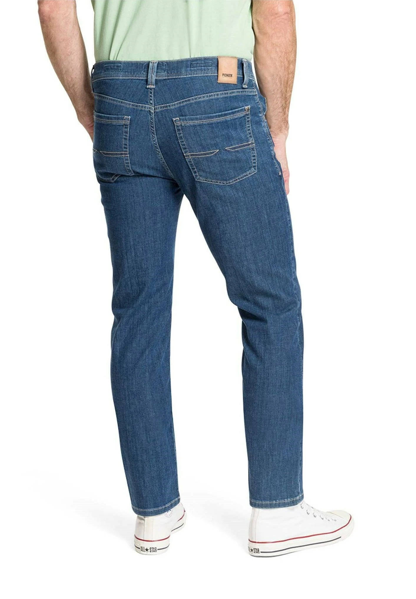 Rando - Straight Leg Jeans - Blue Stonewash 2 Rando - Straight Leg Jeans - Blue Stonewash - Afbeelding 2