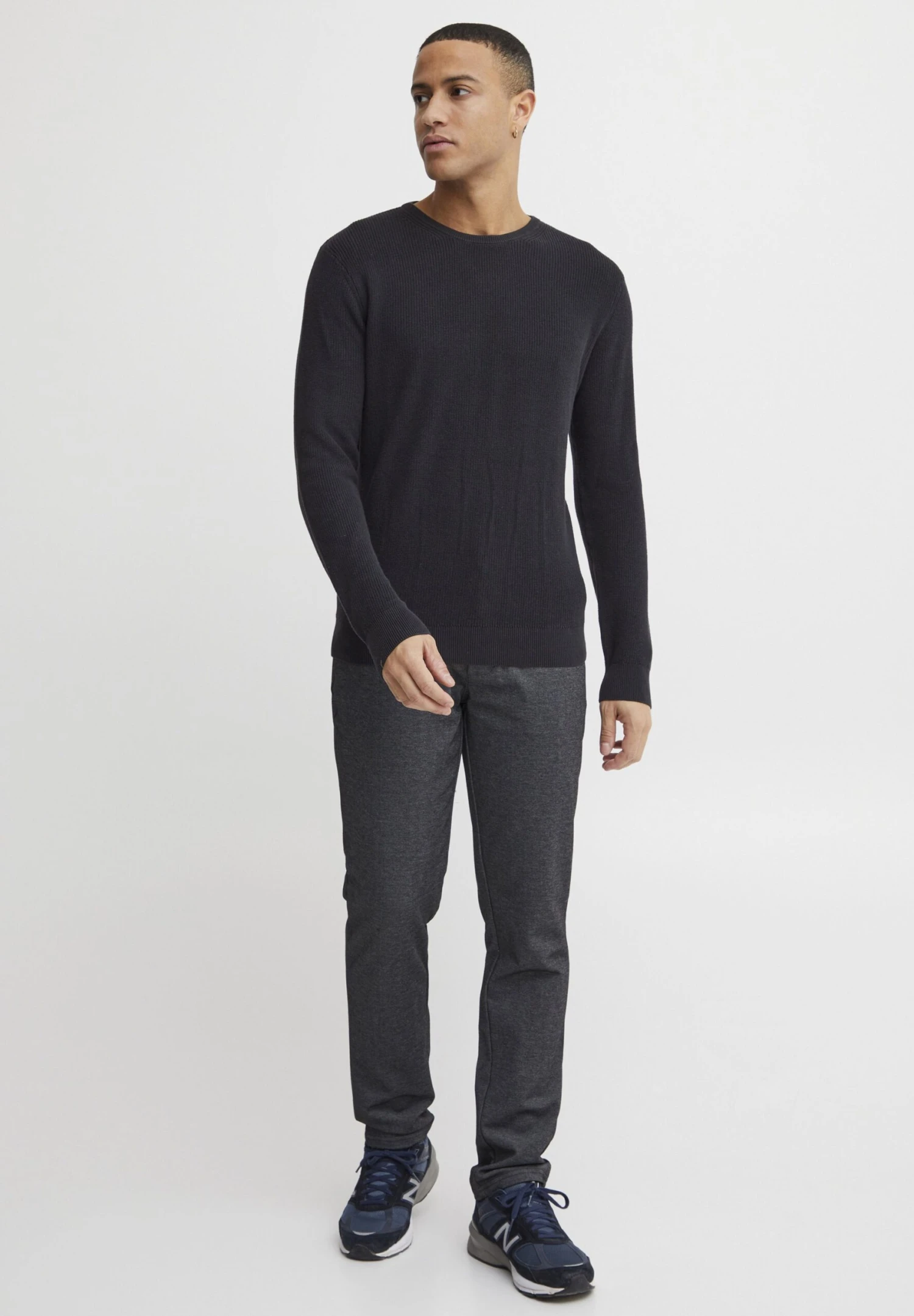 Predwin Feinstrick O-Neck - Trui - Black 2 Predwin Feinstrick O-Neck - Trui - Black - Afbeelding 2