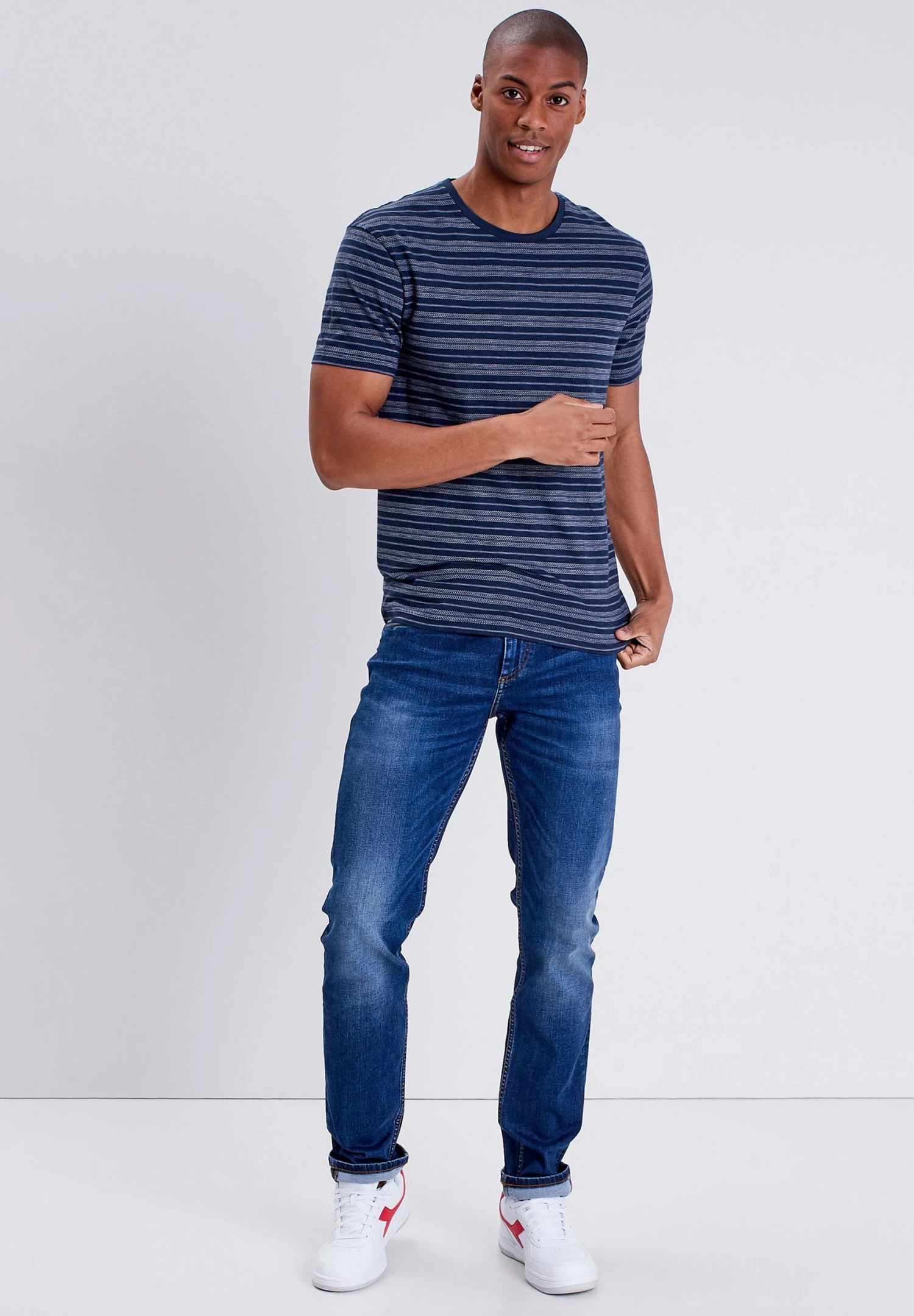 Straight Leg Jeans - Denim Stone 2 Straight Leg Jeans - Denim Stone - Afbeelding 2