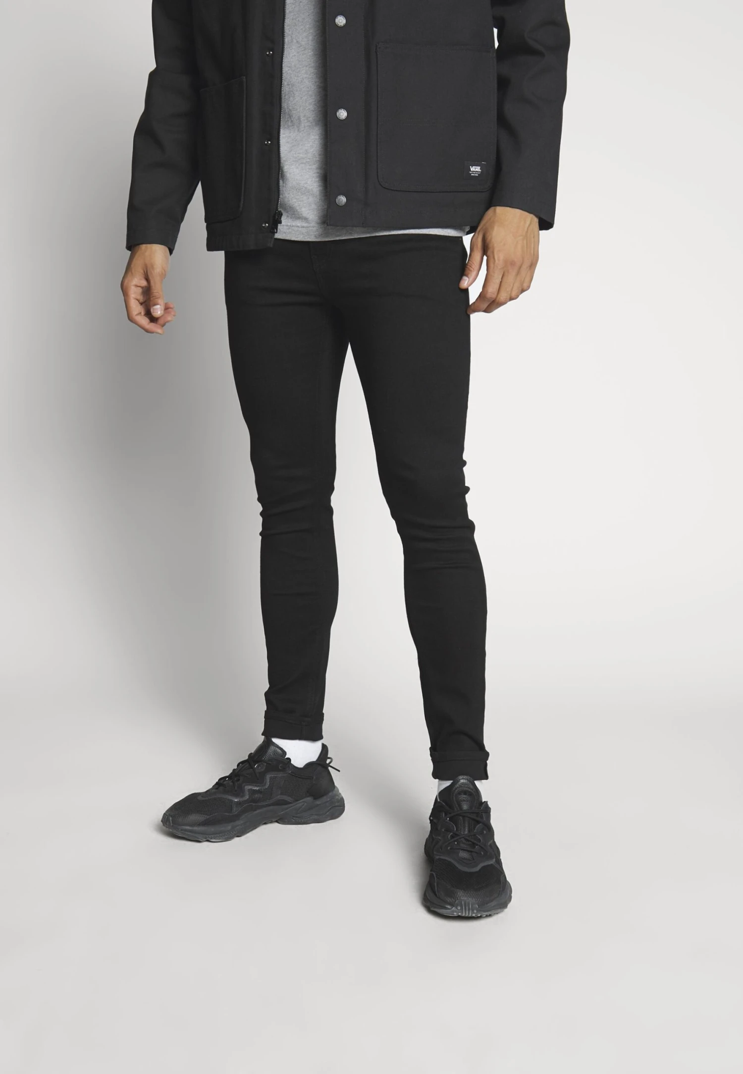 Calvin Klein Jeans Super Skinny - Jeans Skinny Fit - Black 1 Calvin Klein Jeans Super Skinny - Jeans Skinny Fit - Black