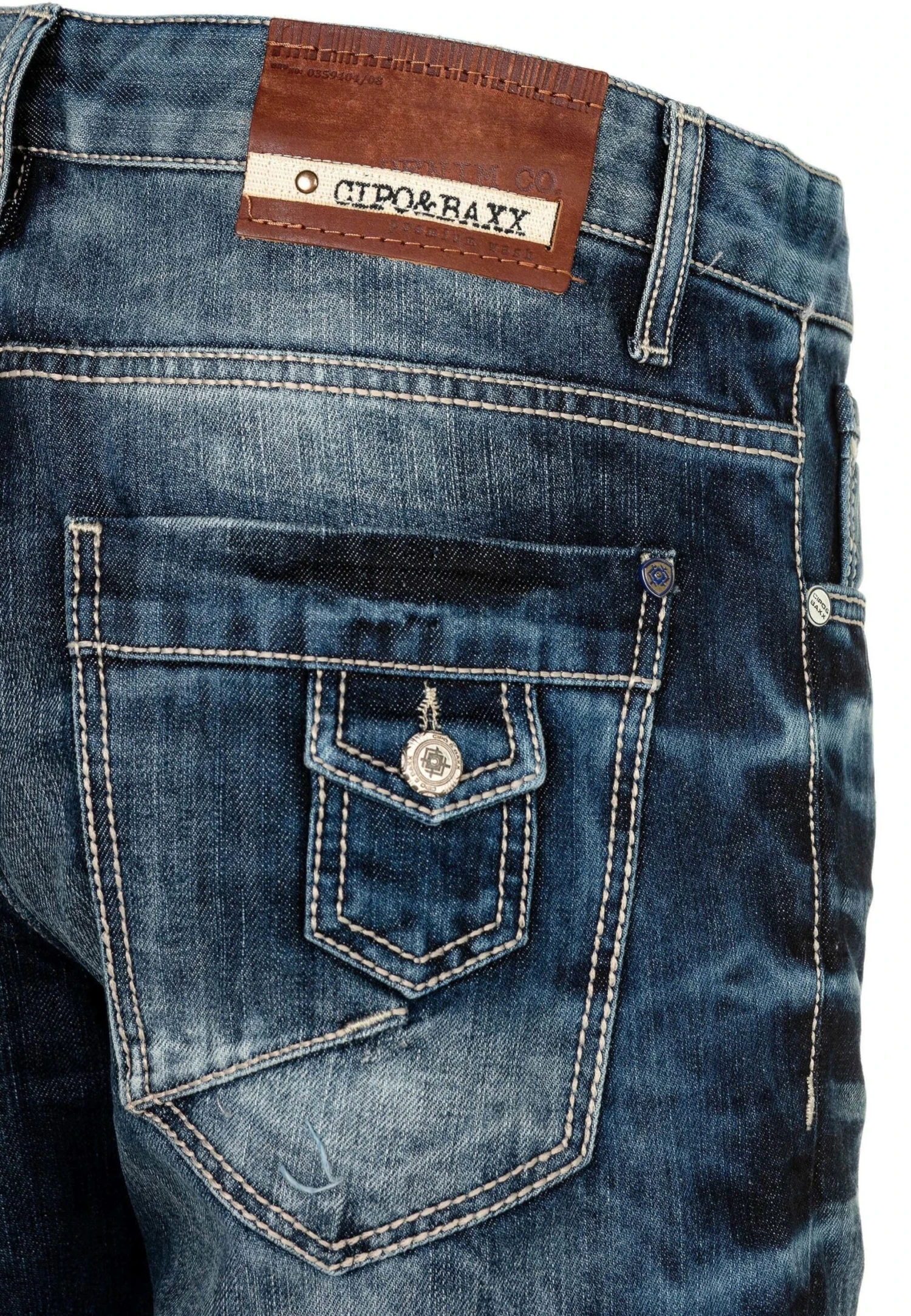 Cipo & Baxx Justice - Straight Leg Jeans - Blue 7 Cipo & Baxx Justice - Straight Leg Jeans - Blue - Afbeelding 7