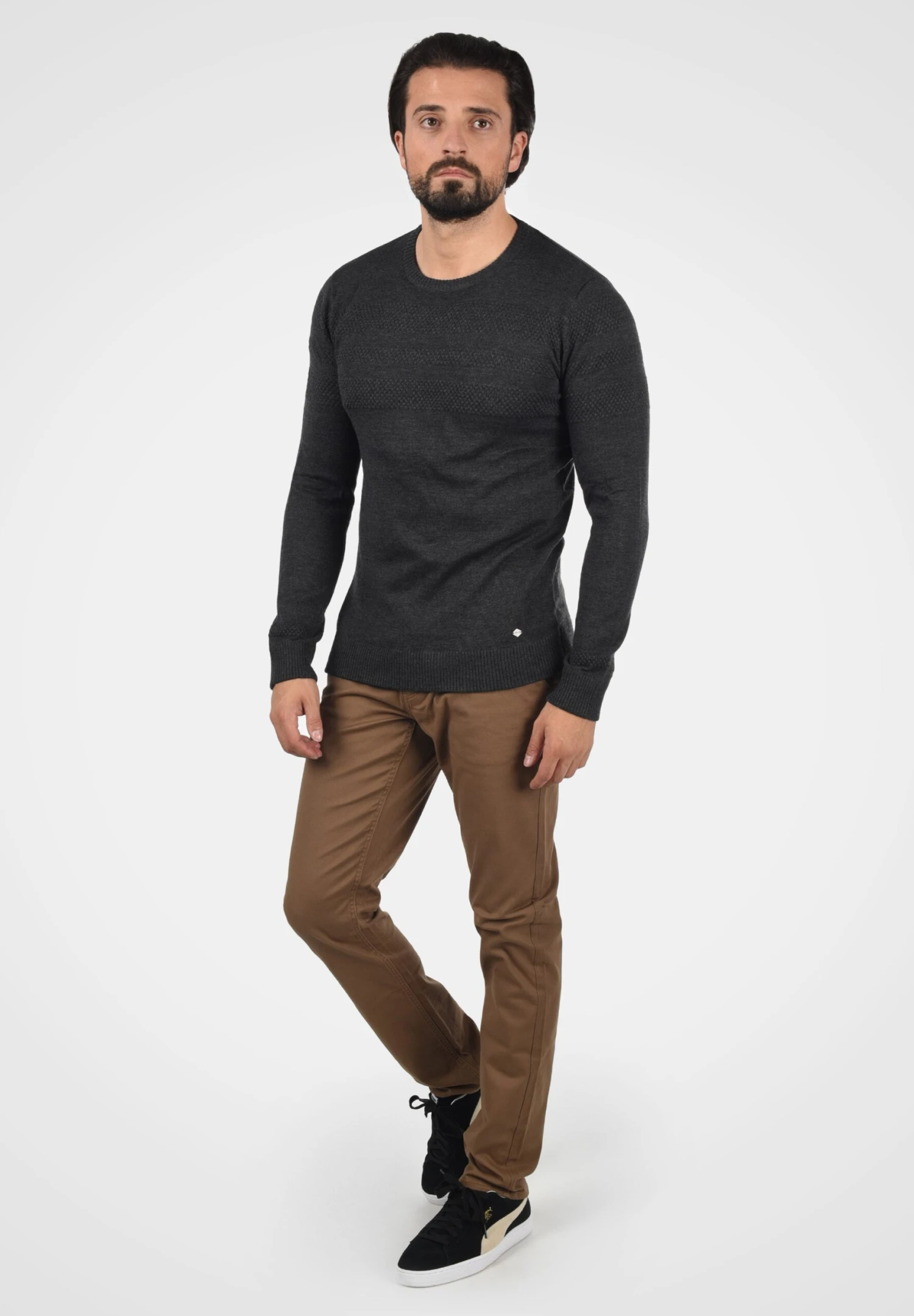 Solid Sdbarima - Trui - Black 2 Solid Sdbarima - Trui - Black - Afbeelding 2