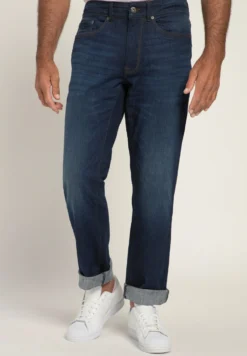 JP1880 Flexnamic - Straight Leg Jeans - Dark Blue Denim
