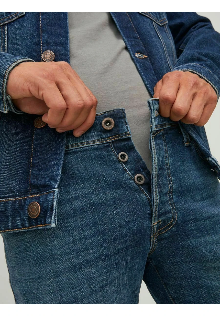 Jack & Jones Glenn Fox Jos - Slim Fit Jeans - Blue Denim 4 Jack & Jones Glenn Fox Jos - Slim Fit Jeans - Blue Denim - Afbeelding 4