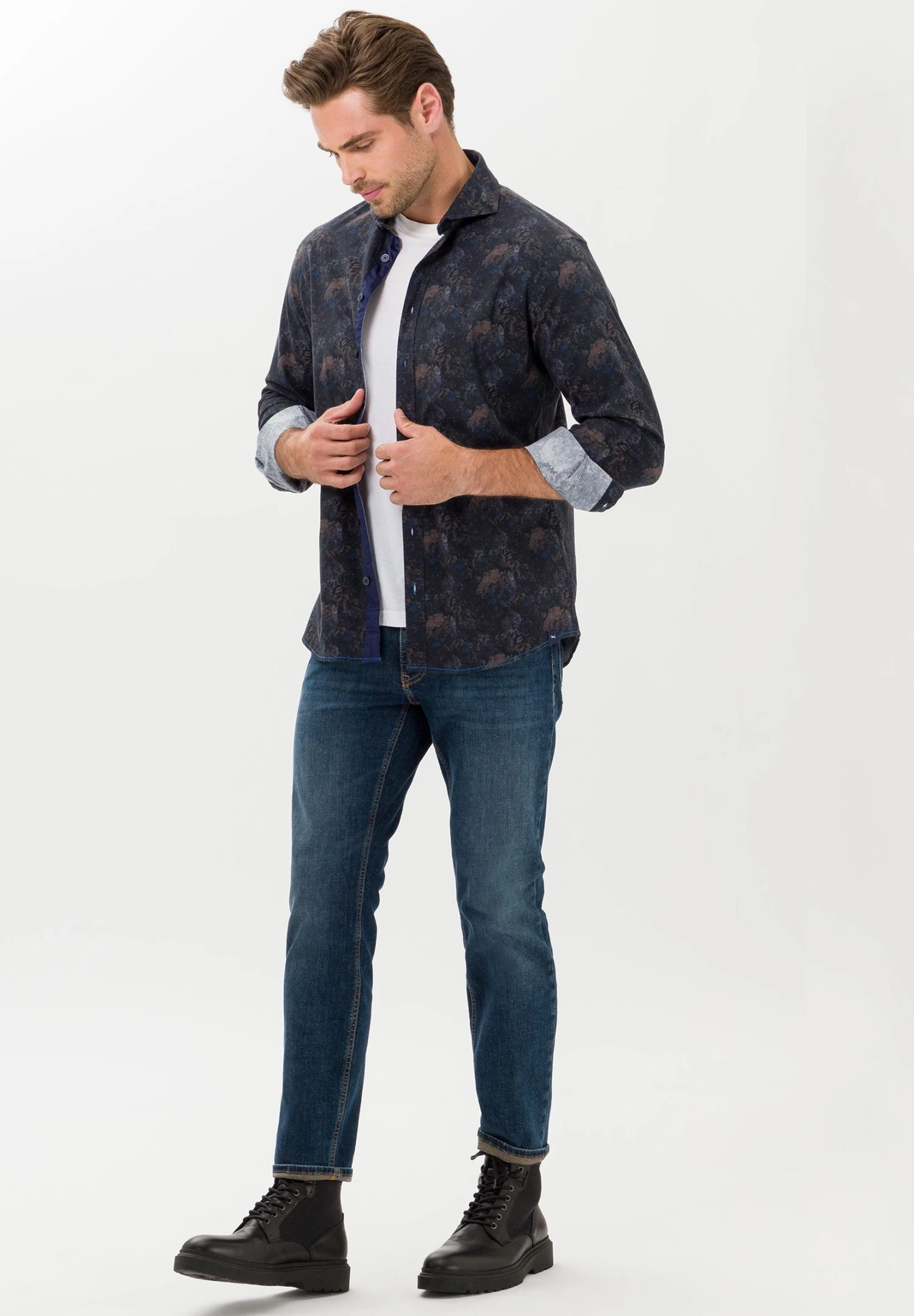 BRAX Style Chris - Straight Leg Jeans - Worn Blue 2 BRAX Style Chris - Straight Leg Jeans - Worn Blue - Afbeelding 2