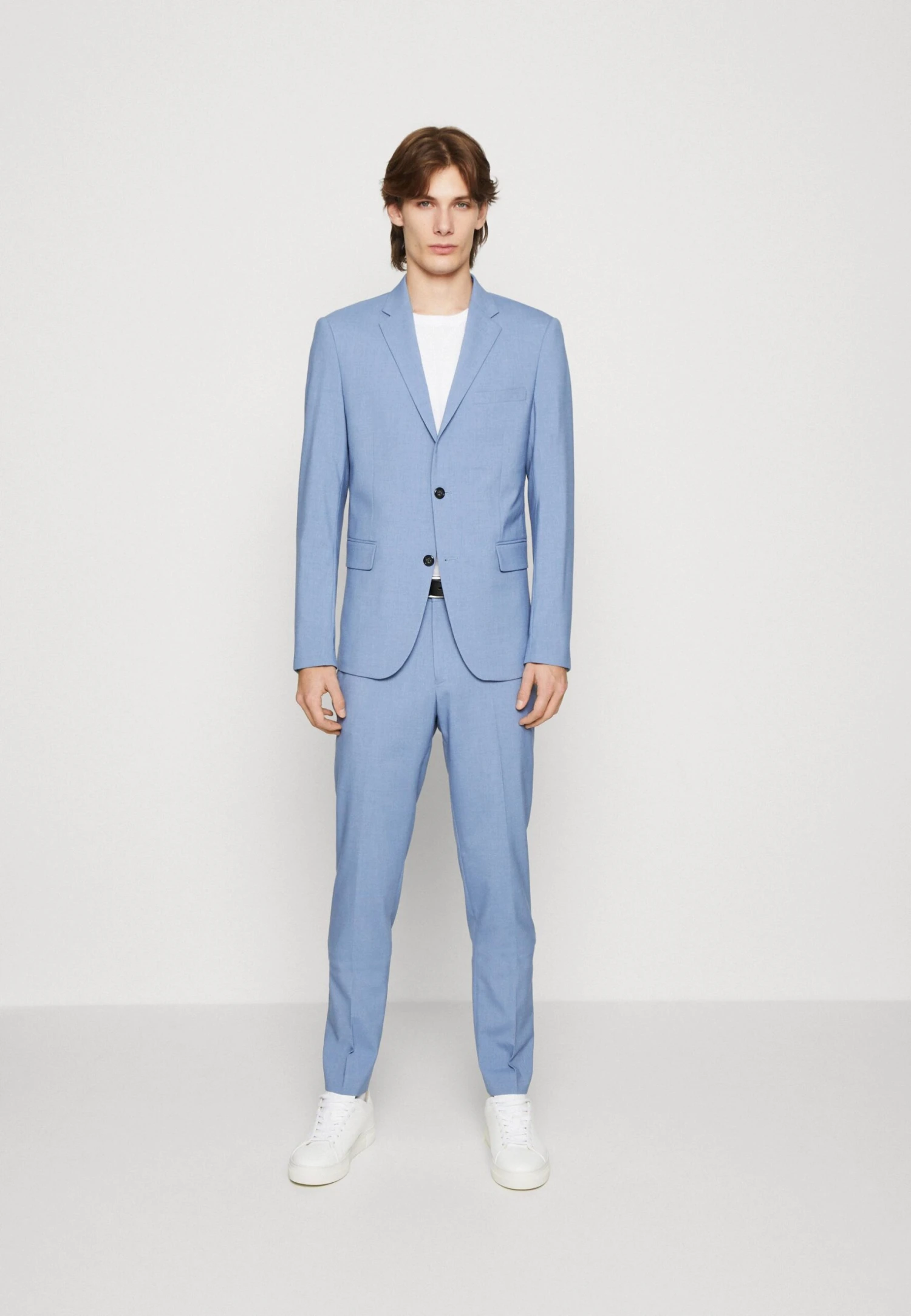 Lindbergh Plain Mens Suit - Kostuum - Light Blue 1 Lindbergh Plain Mens Suit - Kostuum - Light Blue
