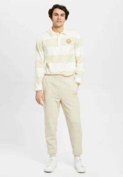 ESPRIT Jogging Mit Logoprint - Trainingsbroek - Light Taupe -Selected Homme Shop b21ec826582f41d288addce6505dc3d5