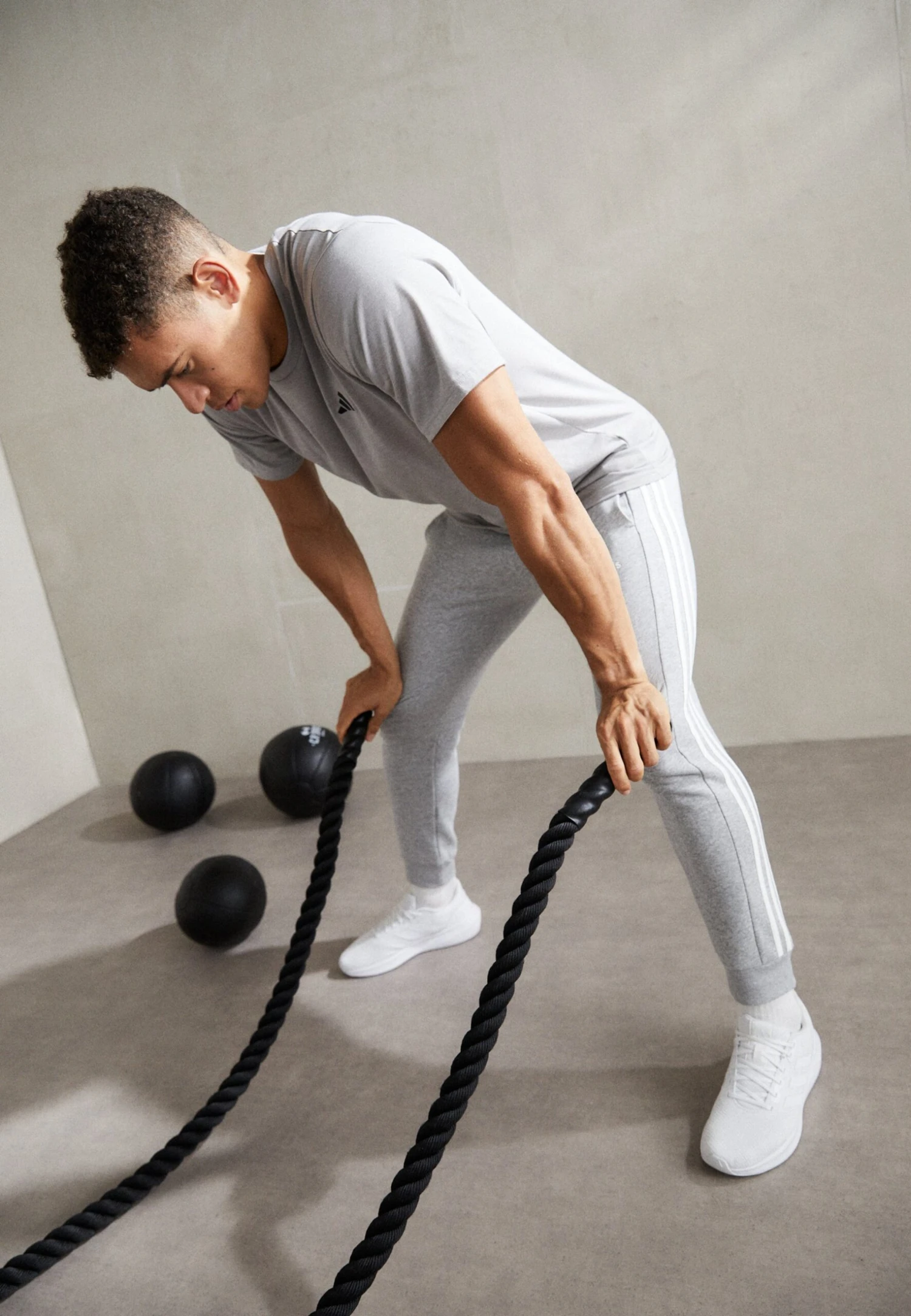 Adidas Sportswear Trainingsbroek - Medium Grey Heather 2 Adidas Sportswear Trainingsbroek - Medium Grey Heather - Afbeelding 2