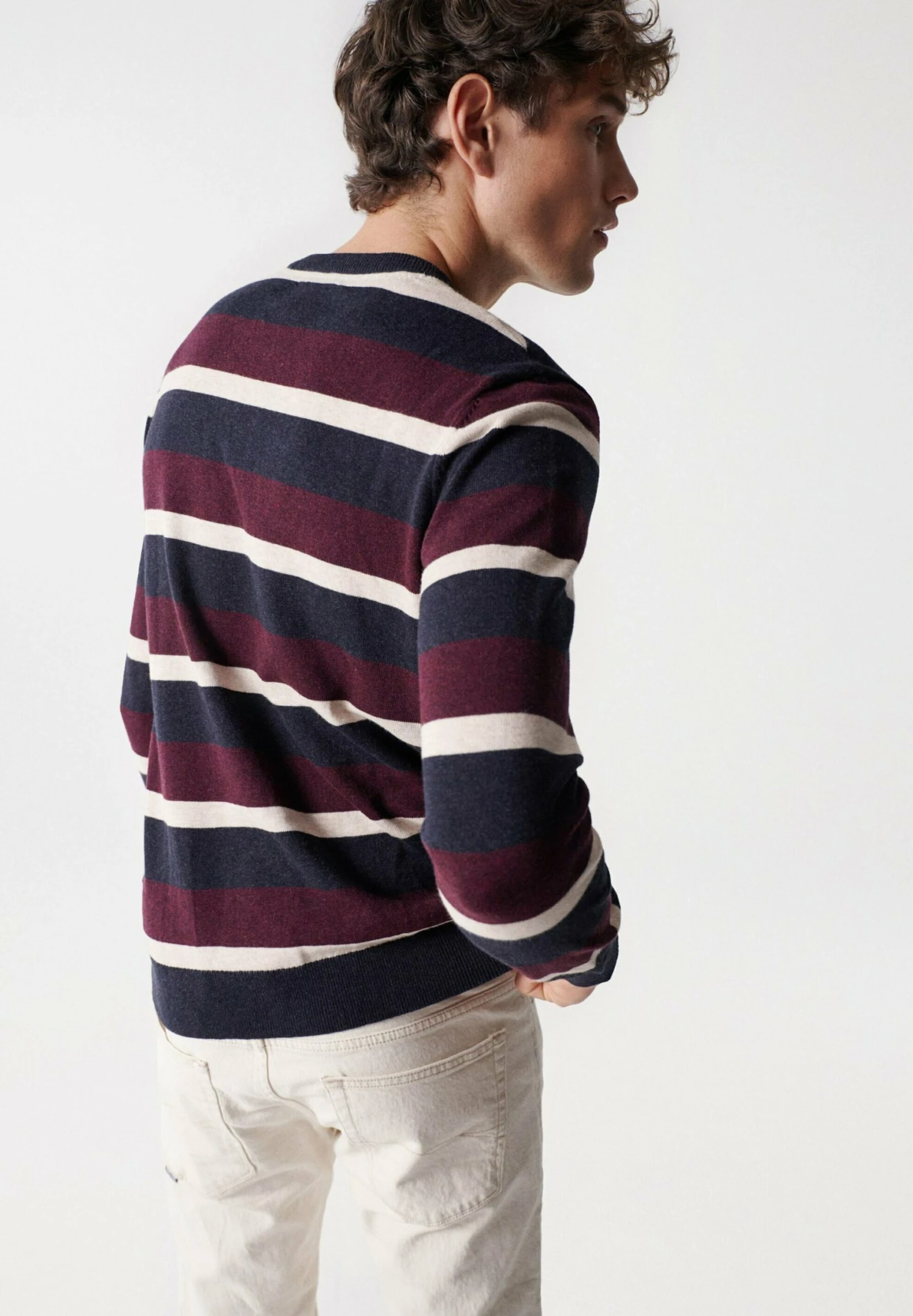 Los Angeles Langarm Regular - Trui - Blue 3 Los Angeles Langarm Regular - Trui - Blue - Afbeelding 3