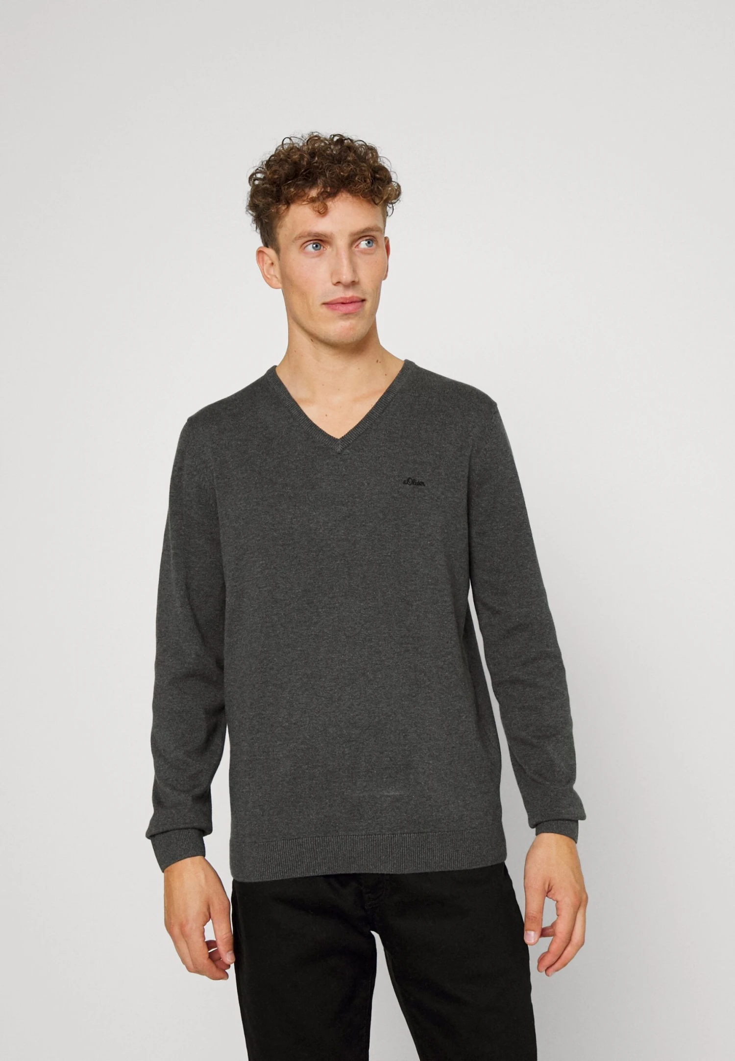 S.Oliver Trui - Anthracite Melange 3 S.Oliver Trui - Anthracite Melange - Afbeelding 3