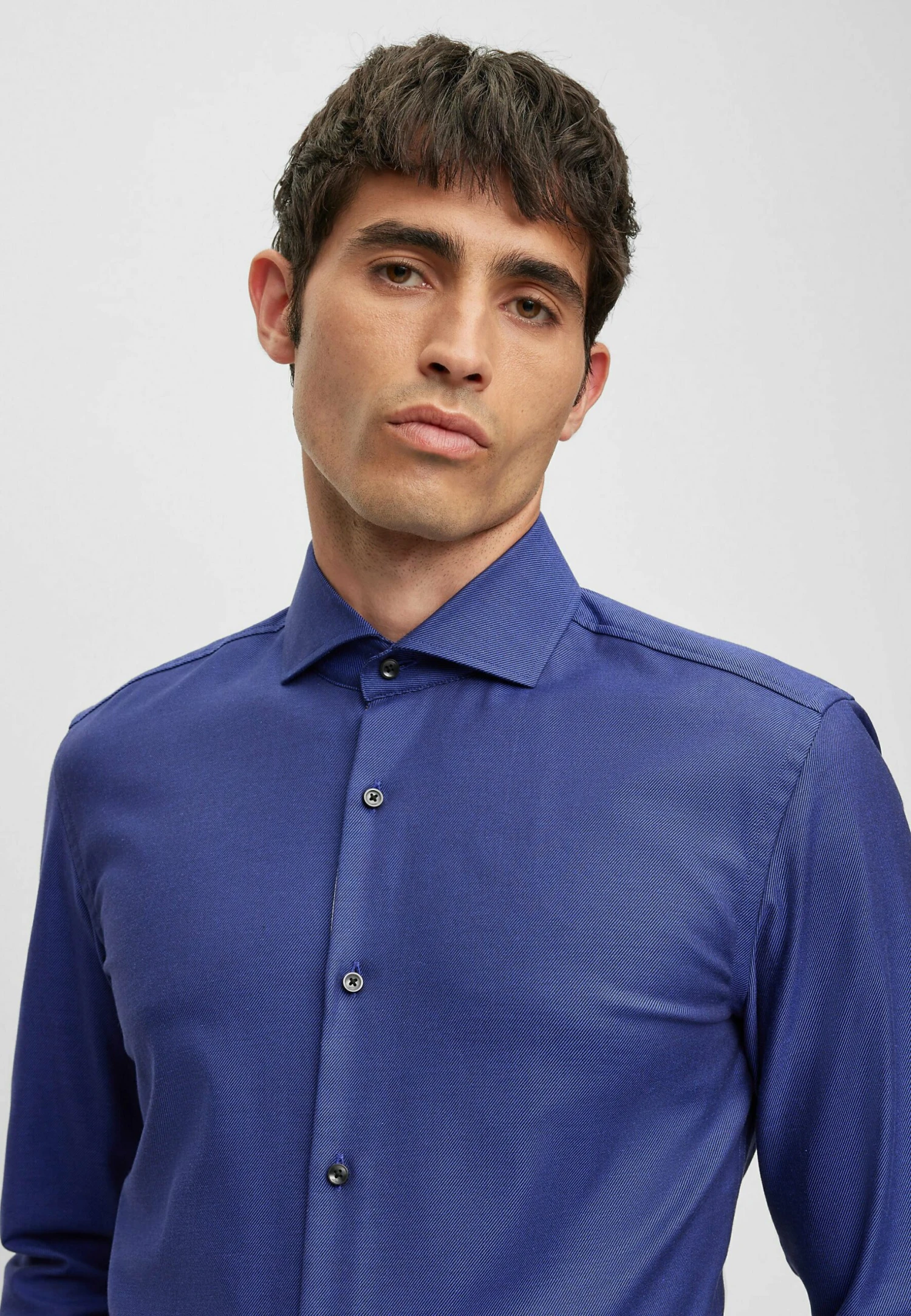 Boss Hank Spread - Zakelijk Overhemd - Dark Purple Eight 4 Boss Hank Spread - Zakelijk Overhemd - Dark Purple Eight - Afbeelding 4