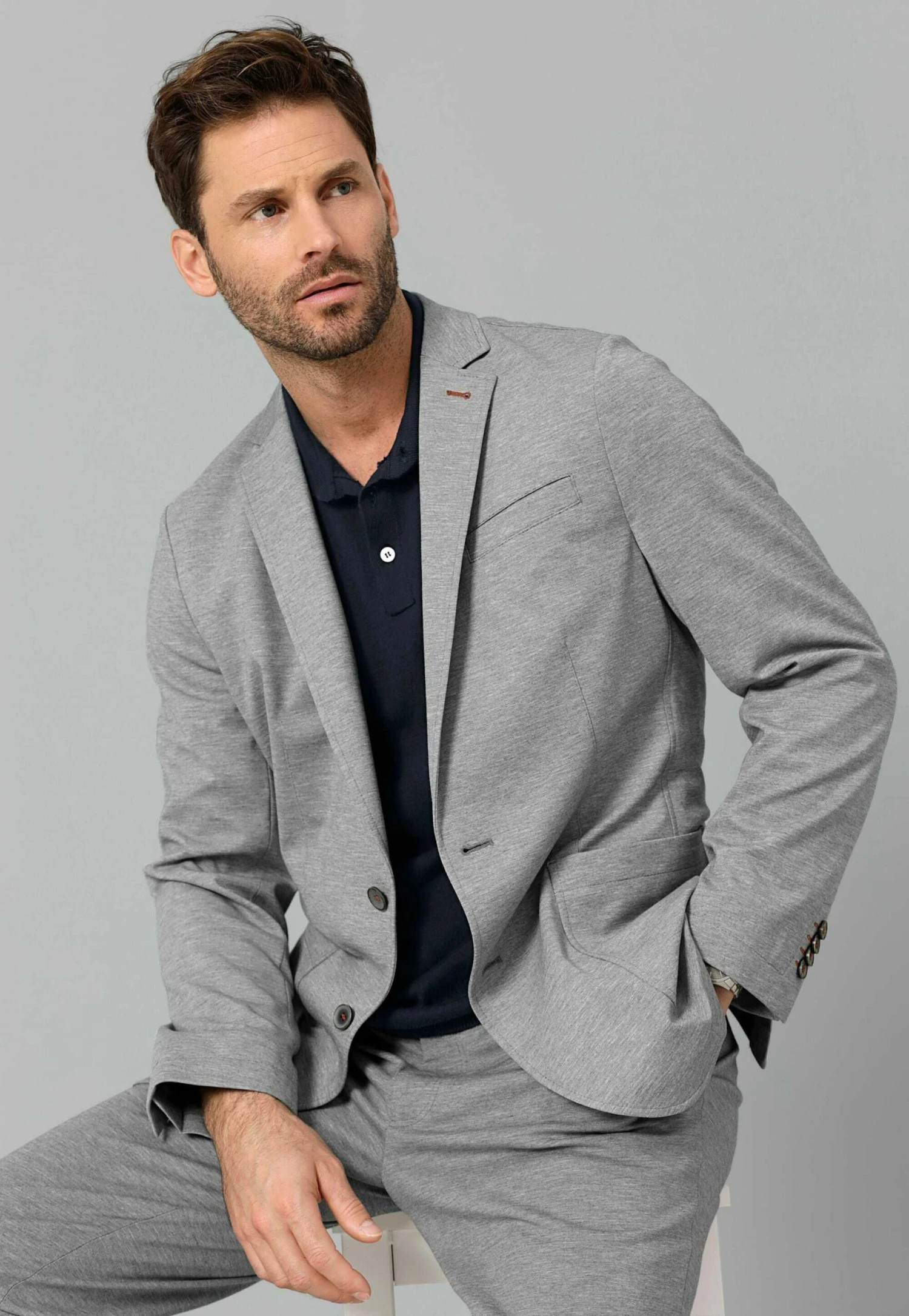 Blazer - Grau 7 Blazer - Grau - Afbeelding 7
