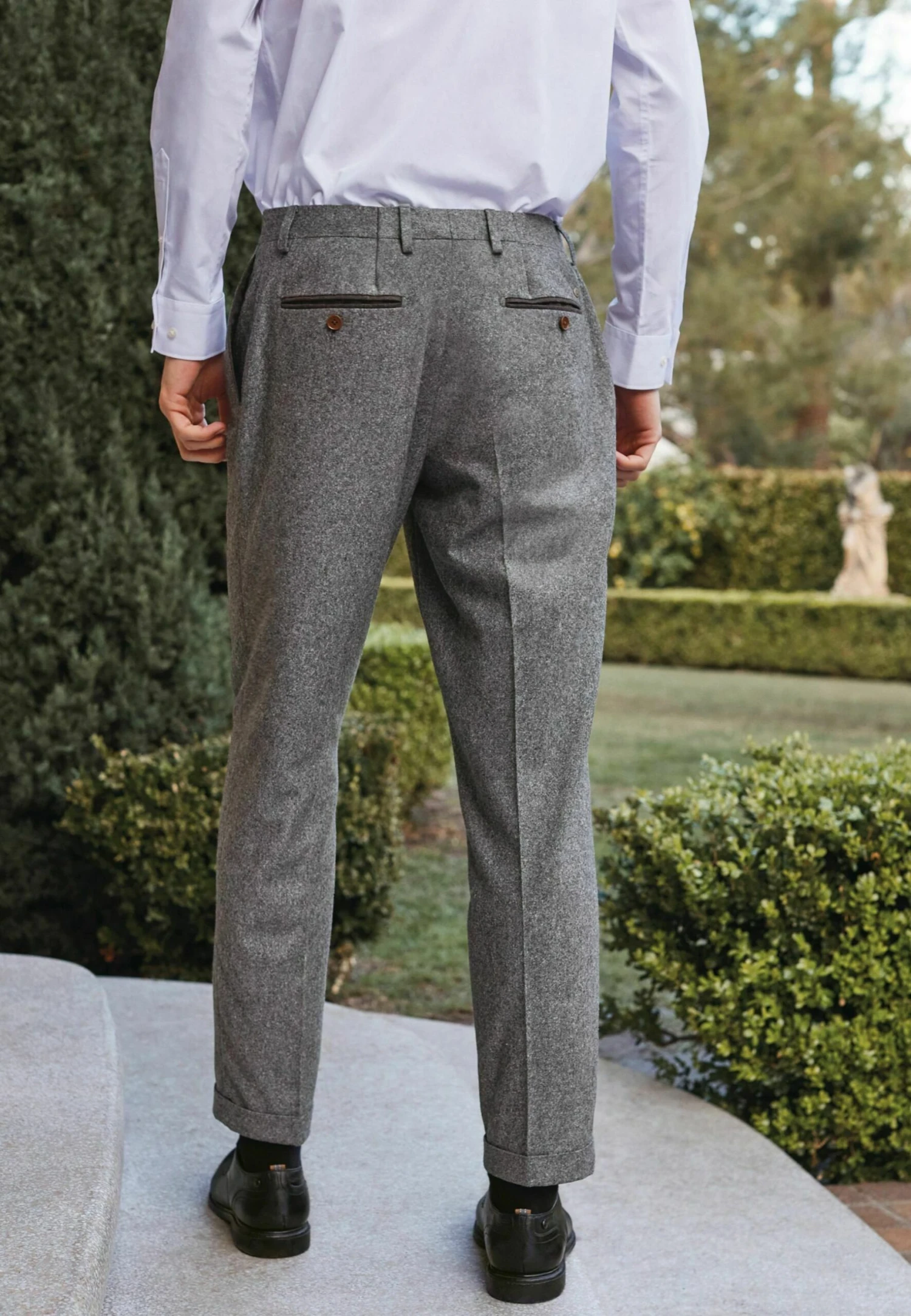 Next Trimmed DonegalStandard - Pantalon - Grey 3 Next Trimmed DonegalStandard - Pantalon - Grey - Afbeelding 3