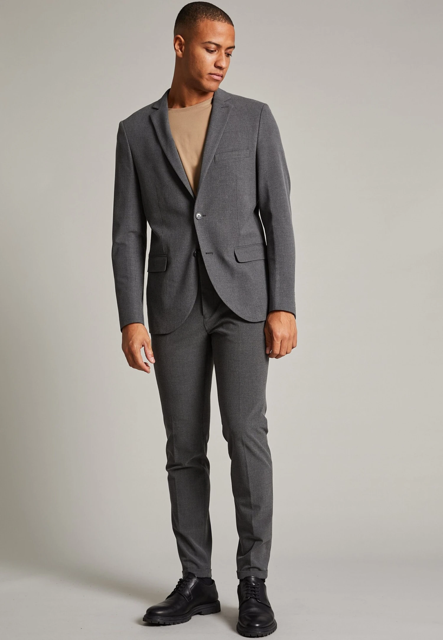 Matinique Majonathan - Colbert - Medium Grey Melange 2 Matinique Majonathan - Colbert - Medium Grey Melange - Afbeelding 2