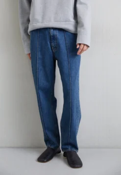 MM6 Maison Margiela Pants - Relaxed Fit Jeans - Medium Blue
