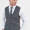 Next Signature Plain Suit: Waistcoat - Gilet - Light Grey