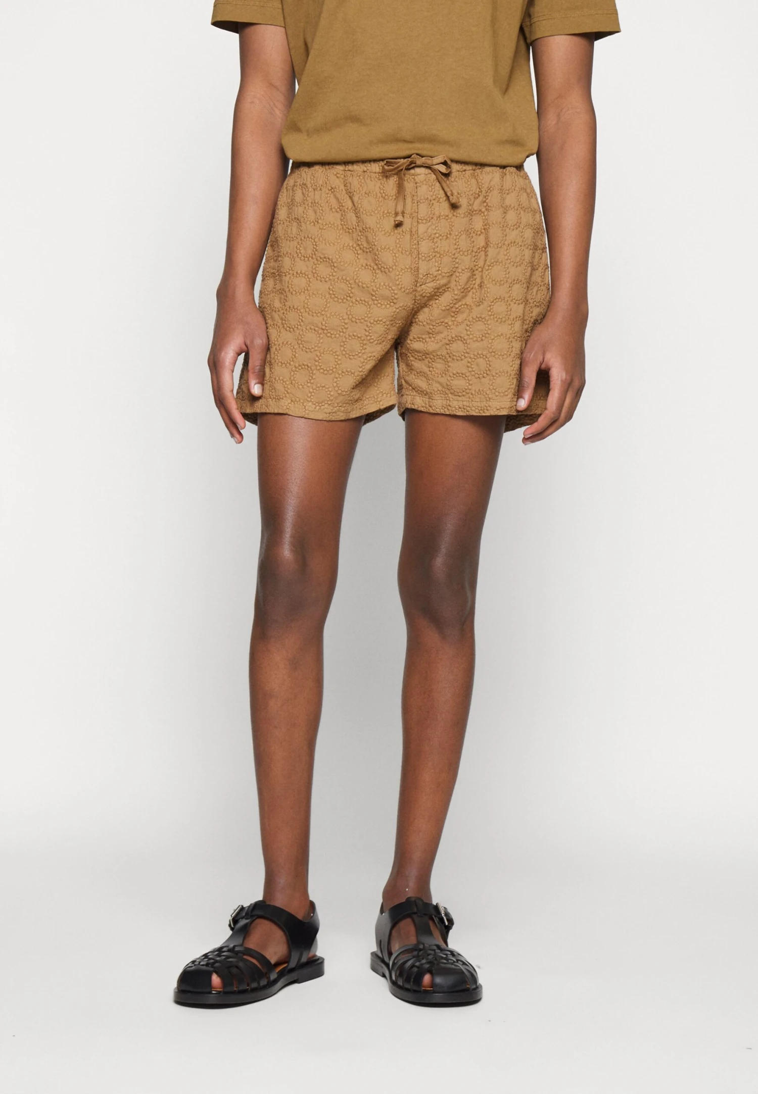 Circle Embroidered Sport - Trainingsbroek - Caramel 3 Circle Embroidered Sport - Trainingsbroek - Caramel - Afbeelding 3