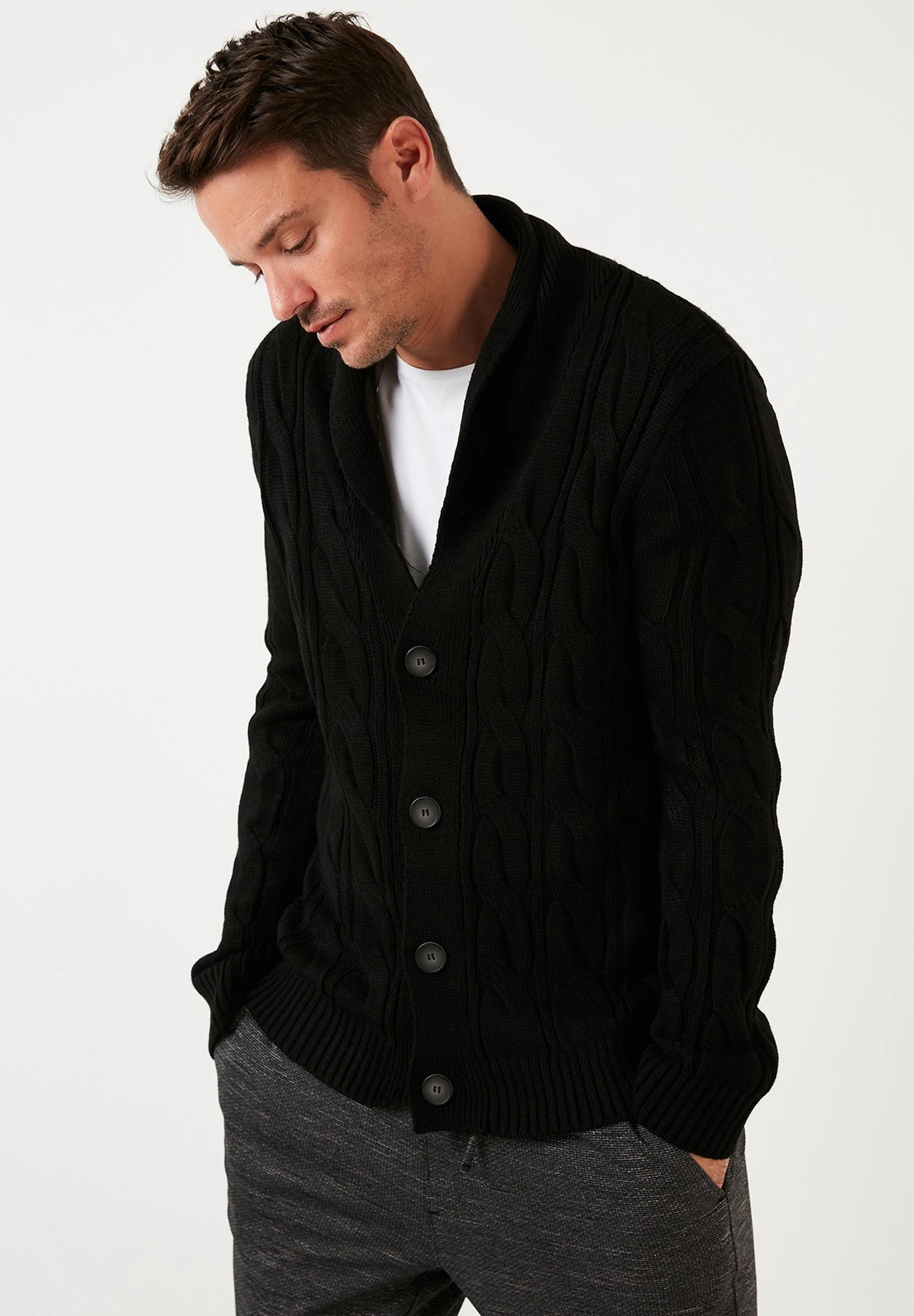 Slim Fit - Vest - Black 3 Slim Fit - Vest - Black - Afbeelding 3