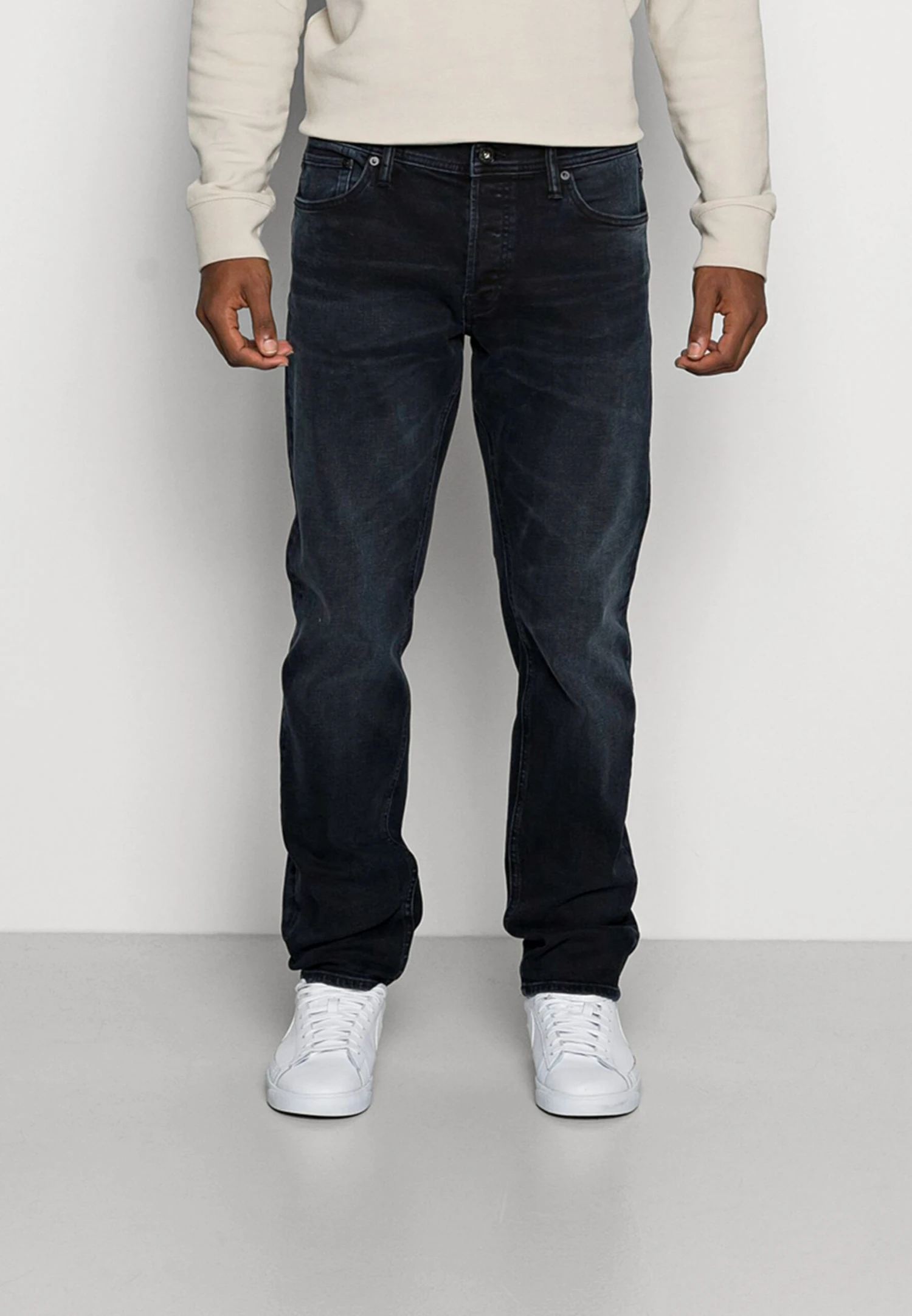 Jack & Jones Jjimike Jjoriginal - Relaxed Fit Jeans - Black Denim 1 Jack & Jones Jjimike Jjoriginal - Relaxed Fit Jeans - Black Denim