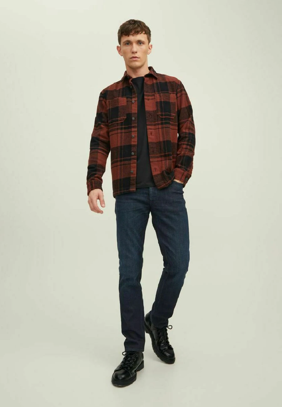 Jack & Jones Clark Evan Jos- Slim Fit Jeans - Blue Denim 2 Jack & Jones Clark Evan Jos- Slim Fit Jeans - Blue Denim - Afbeelding 2