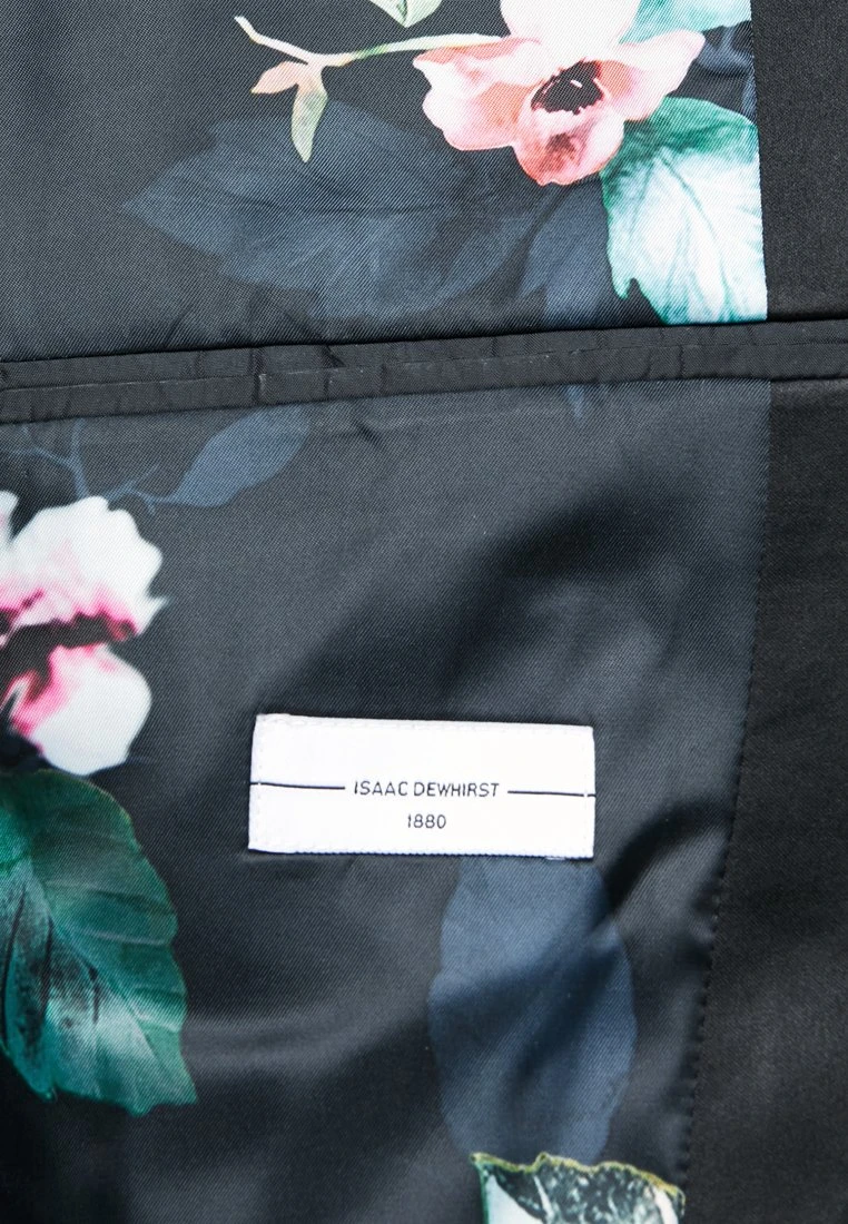 Basic Plain Black Tux Suit Slim Fit - Kostuum - Black 10 Basic Plain Black Tux Suit Slim Fit - Kostuum - Black - Afbeelding 10