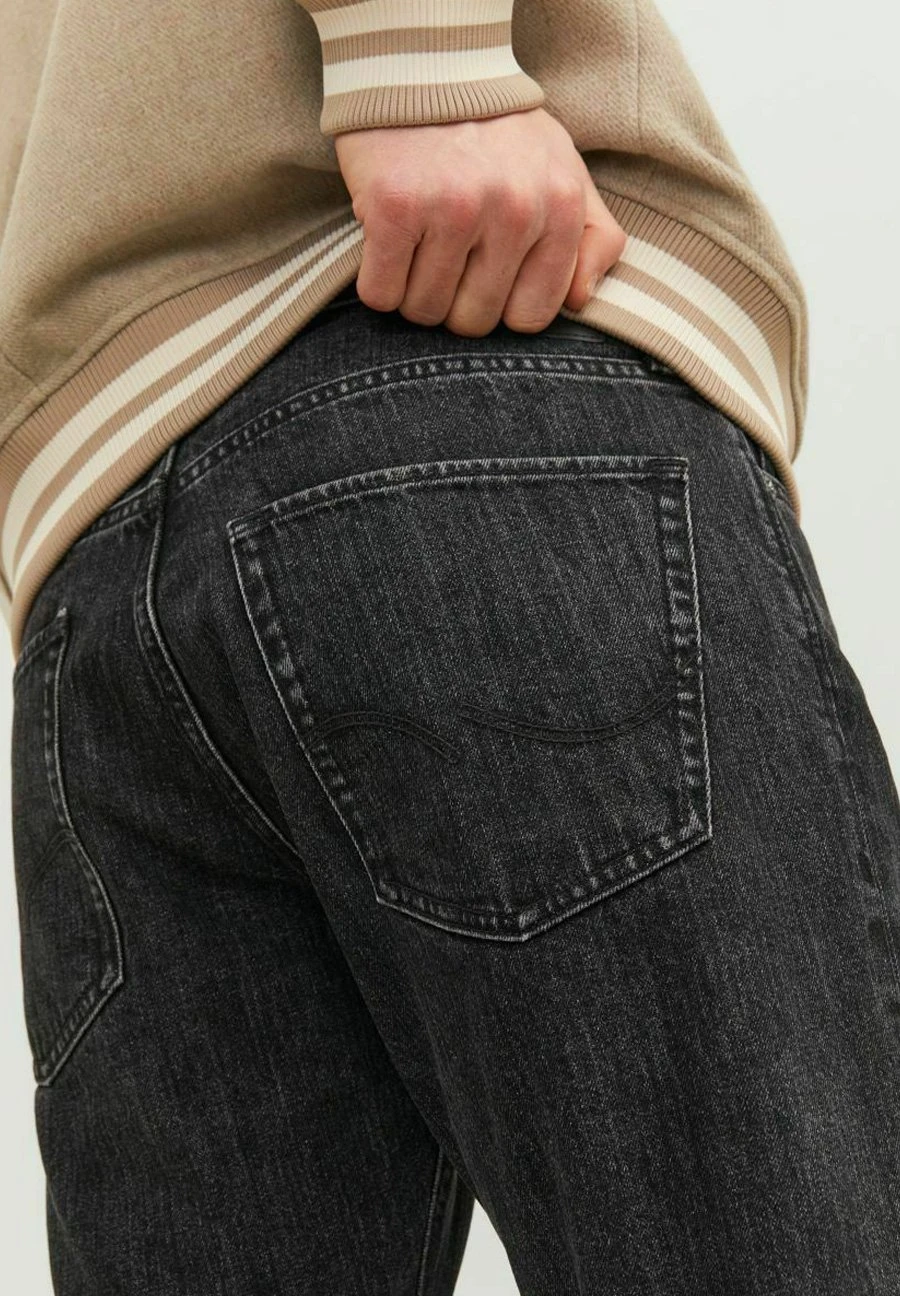 Jack & Jones Chris Original Sbd- Straight Leg Jeans - Black Denim 4 Jack & Jones Chris Original Sbd- Straight Leg Jeans - Black Denim - Afbeelding 4