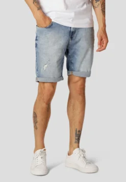 Chris- Jeansshort -Light Blue Denim