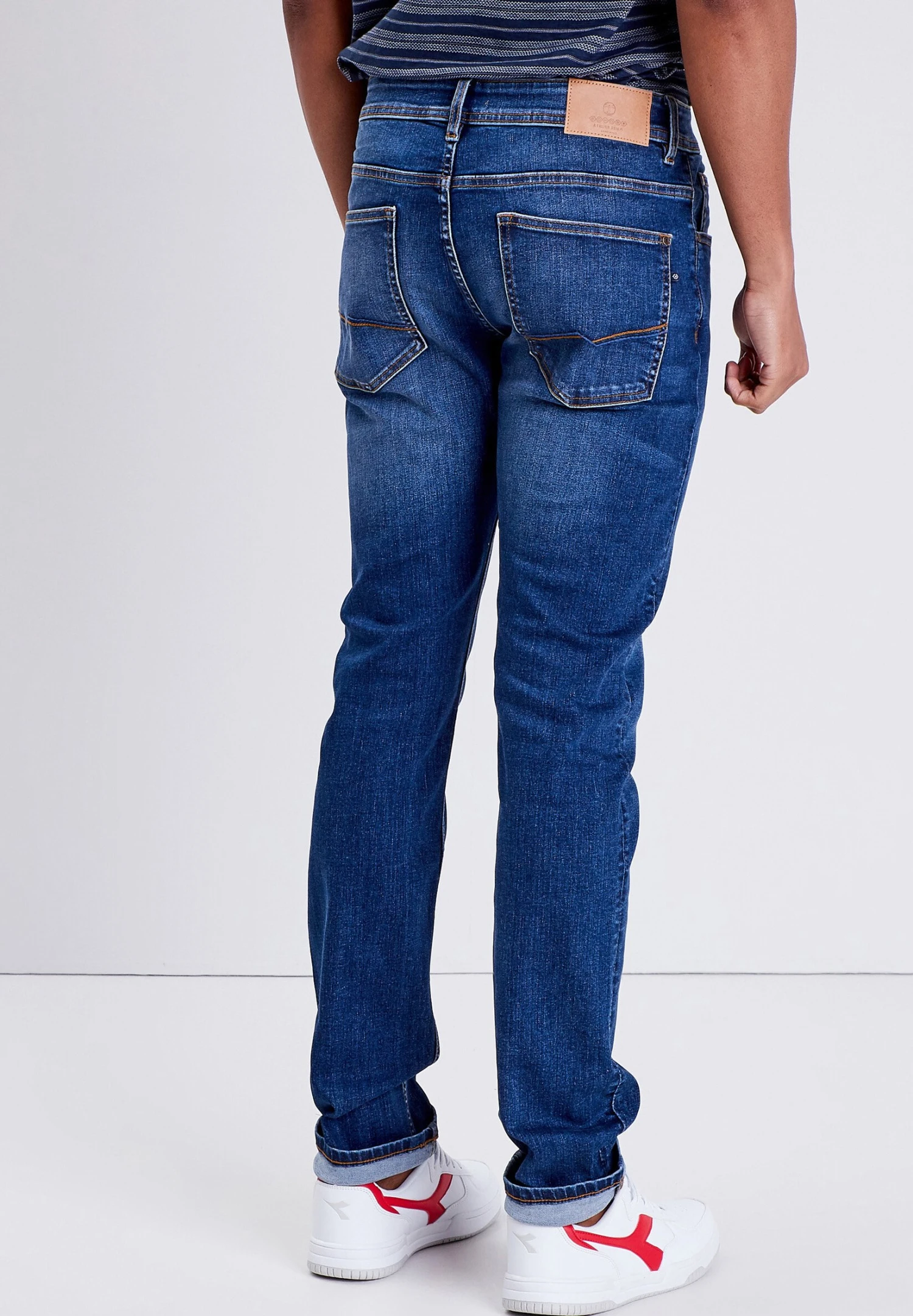 Straight Leg Jeans - Denim Stone 3 Straight Leg Jeans - Denim Stone - Afbeelding 3
