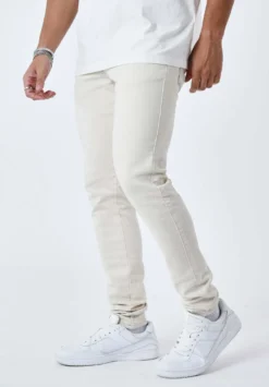 Surpiqûre Contrastée - Slim Fit Jeans - Ivoire 10 Surpiqûre Contrastée - Slim Fit Jeans - Ivoire -Selected Homme Shop dc5fdb4908fc494cb85e79f054cff5d8