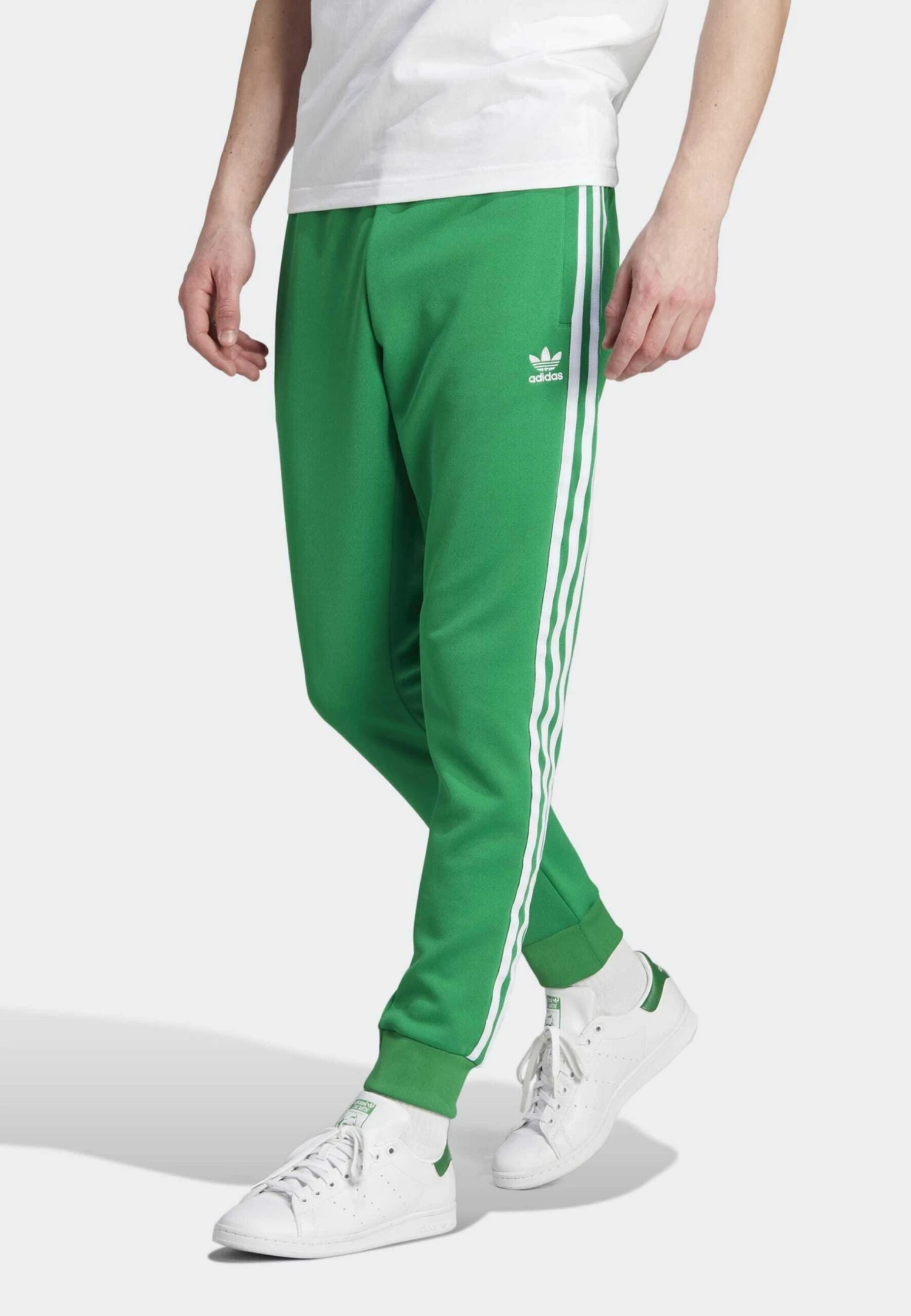 Adidas Originals Classics Sst - Trainingsbroek - Green White 1 Adidas Originals Classics Sst - Trainingsbroek - Green White