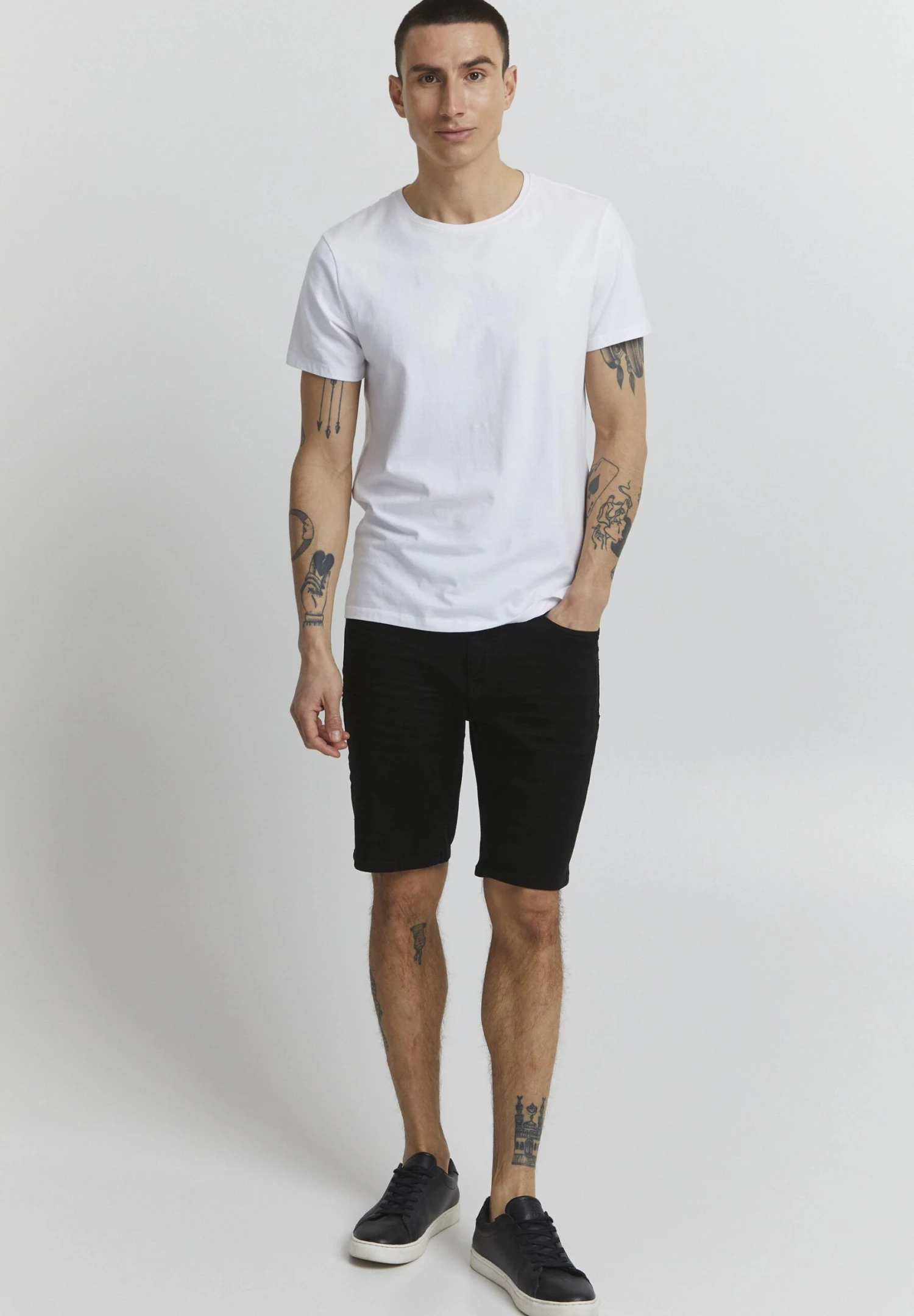 Casual Friday- Jeansshort - Denim Black 2 Casual Friday- Jeansshort - Denim Black - Afbeelding 2