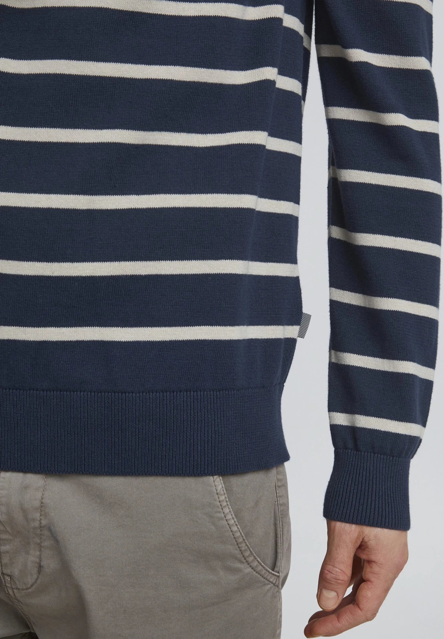 Solid Brice- Trui - Insignia Blue 4 Solid Brice- Trui - Insignia Blue - Afbeelding 4