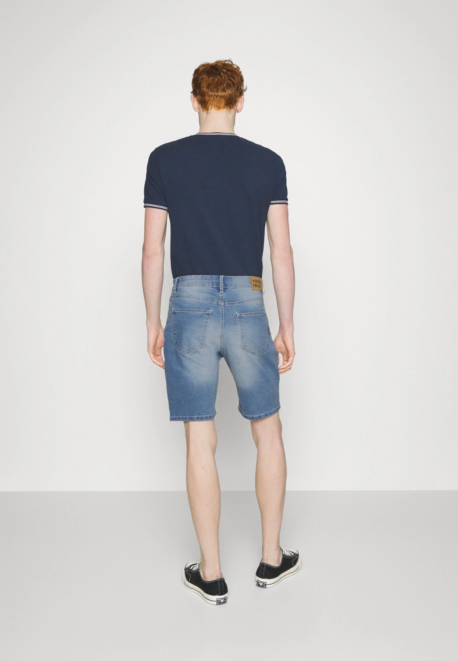 Denim Project Fit - Jeansshort - Light Blue Stone Wash 3 Denim Project Fit - Jeansshort - Light Blue Stone Wash - Afbeelding 3