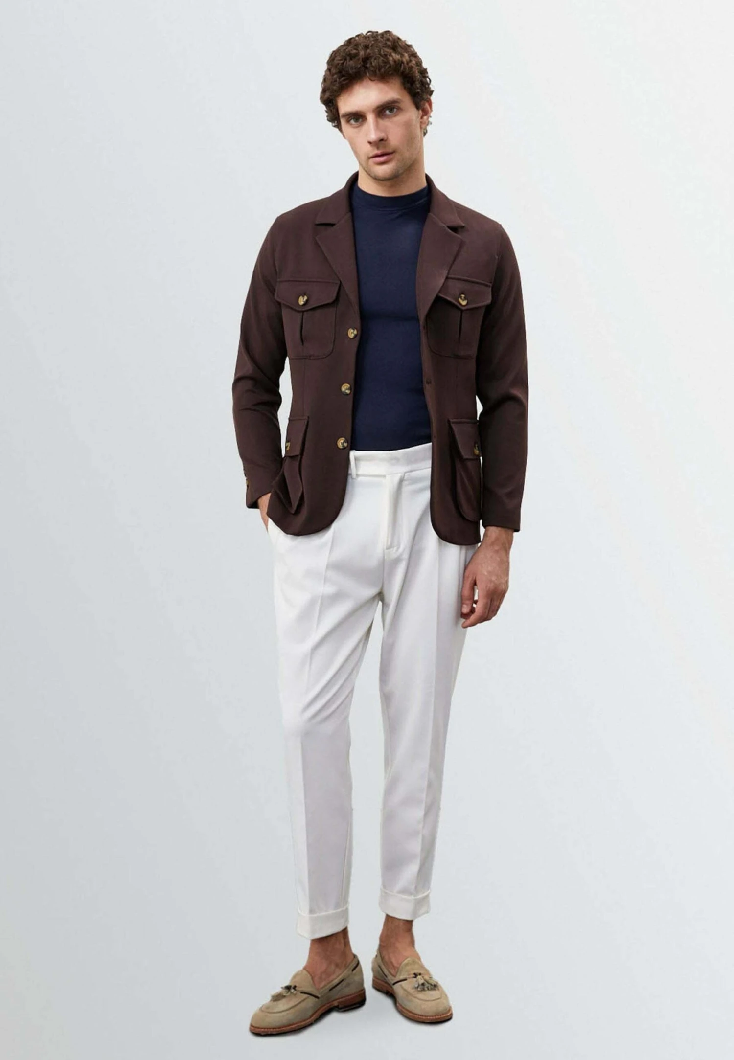 Blazer - Dark Brown 2 Blazer - Dark Brown - Afbeelding 2