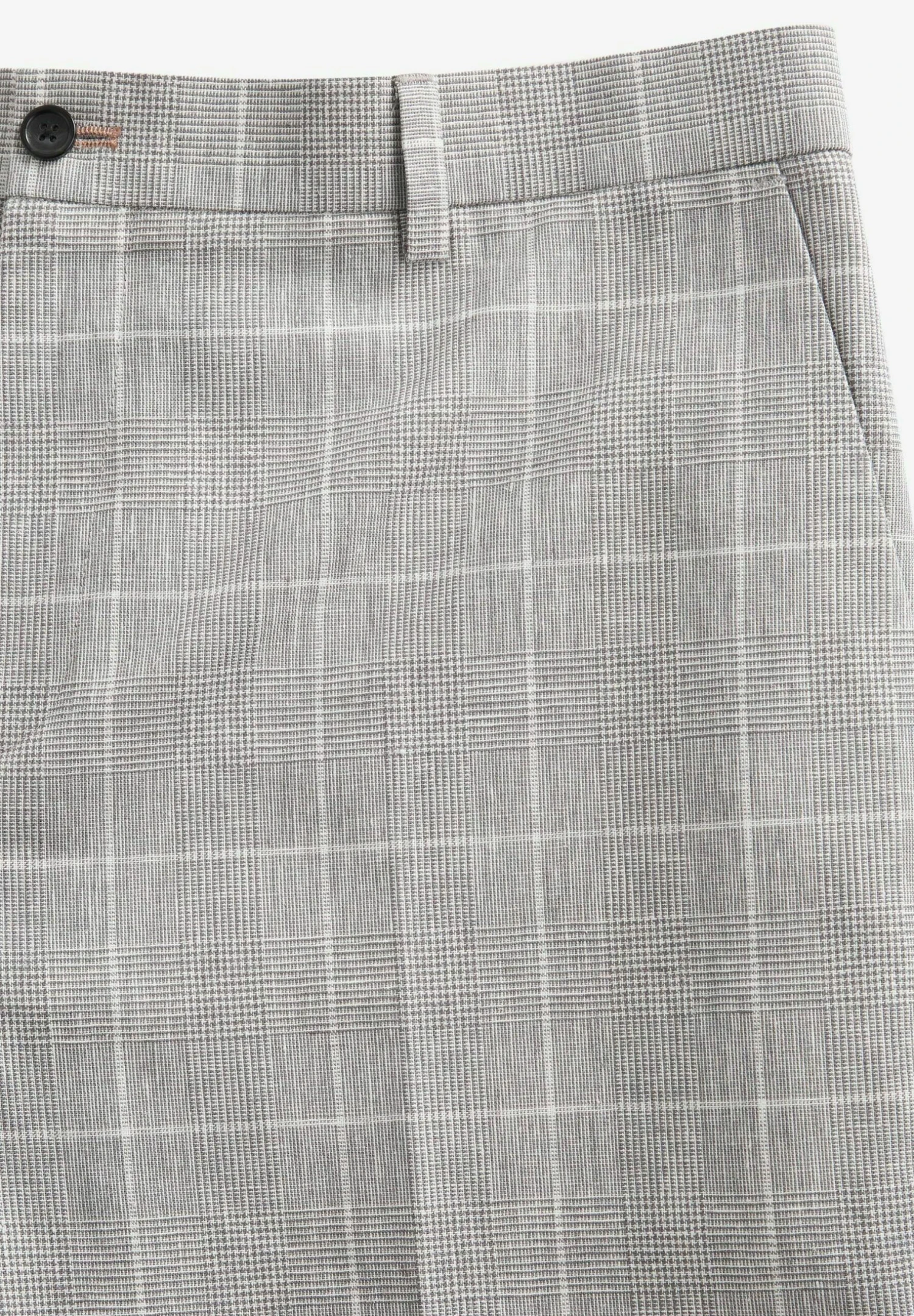 Next Slim Fit Blend Check - Pantalon - Light Grey 5 Next Slim Fit Blend Check - Pantalon - Light Grey - Afbeelding 5