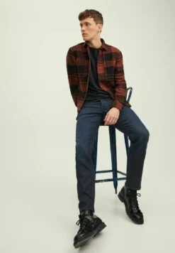 Jack & Jones Clark Evan Jos- Slim Fit Jeans - Blue Denim 12 Jack & Jones Clark Evan Jos- Slim Fit Jeans - Blue Denim -Selected Homme Shop f251c0bbd20e47ccb02b1b1b60b75755