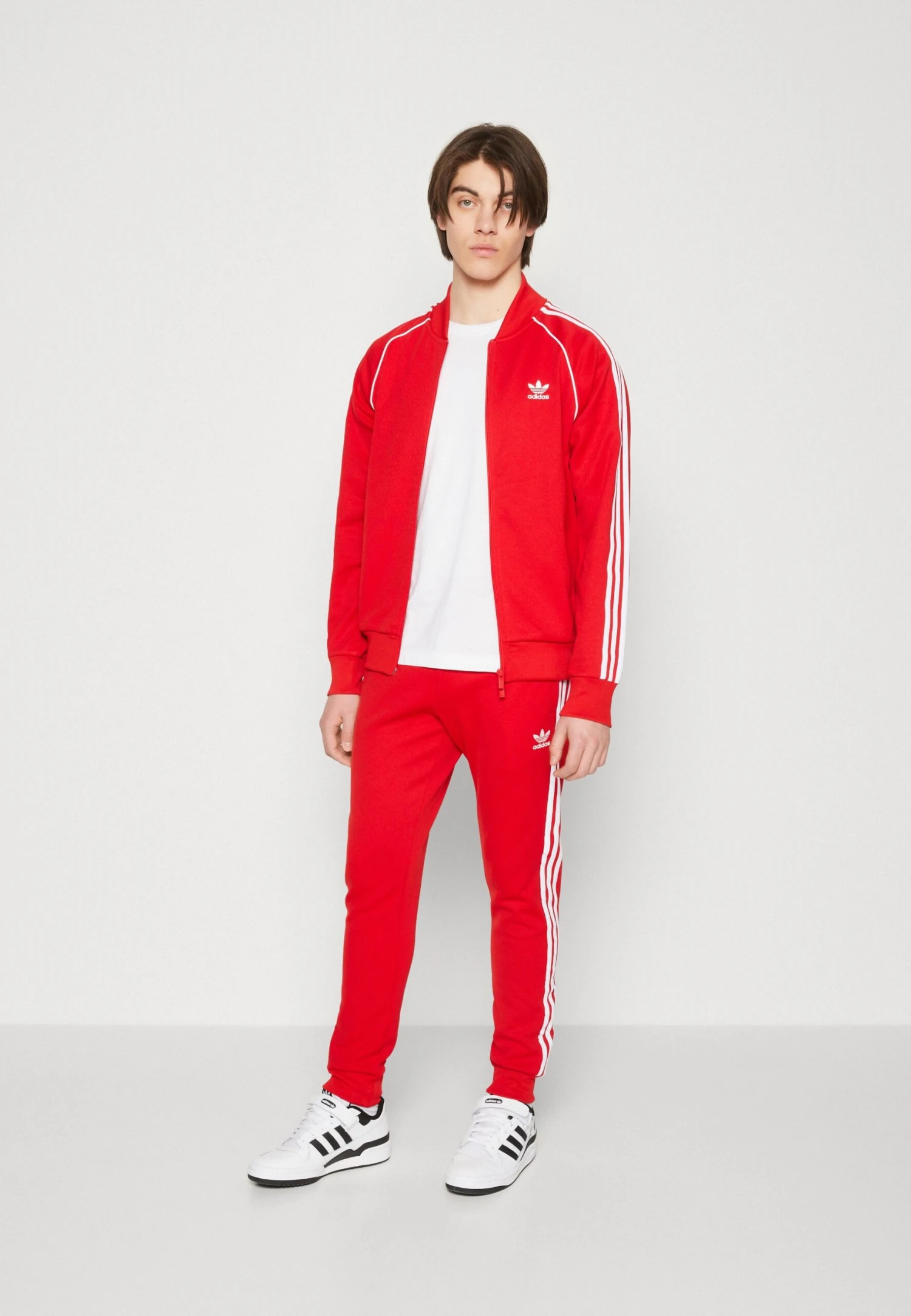 Adidas Originals Unisex - Trainingsbroek - Better Scarlet/White 2 Adidas Originals Unisex - Trainingsbroek - Better Scarlet/White - Afbeelding 2