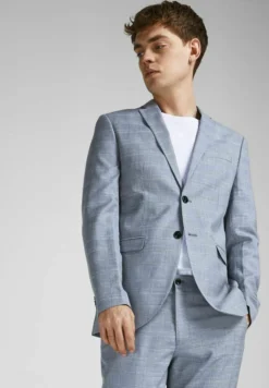 JACK&JONES Premium Blazer Karo- - Colbert - Ashley Blue -Selected Homme Shop f874f4d241d84d21bd5090dba38c9001