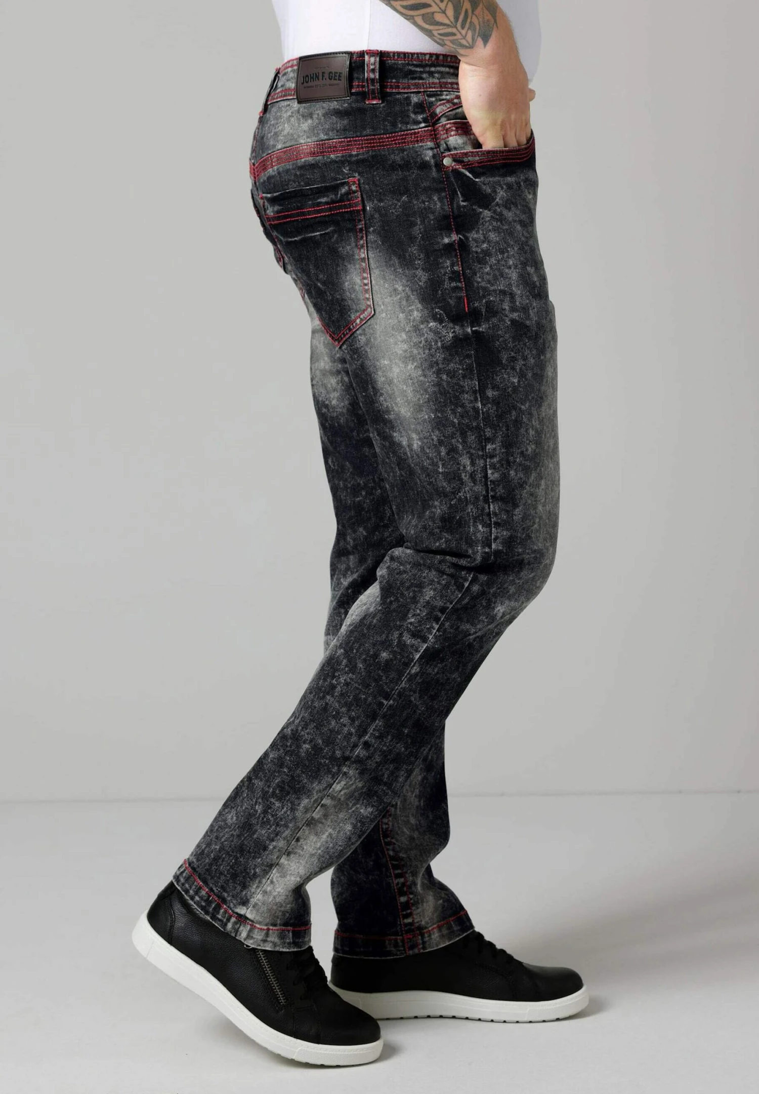 Straight Leg Jeans - Black Stone 3 Straight Leg Jeans - Black Stone - Afbeelding 3