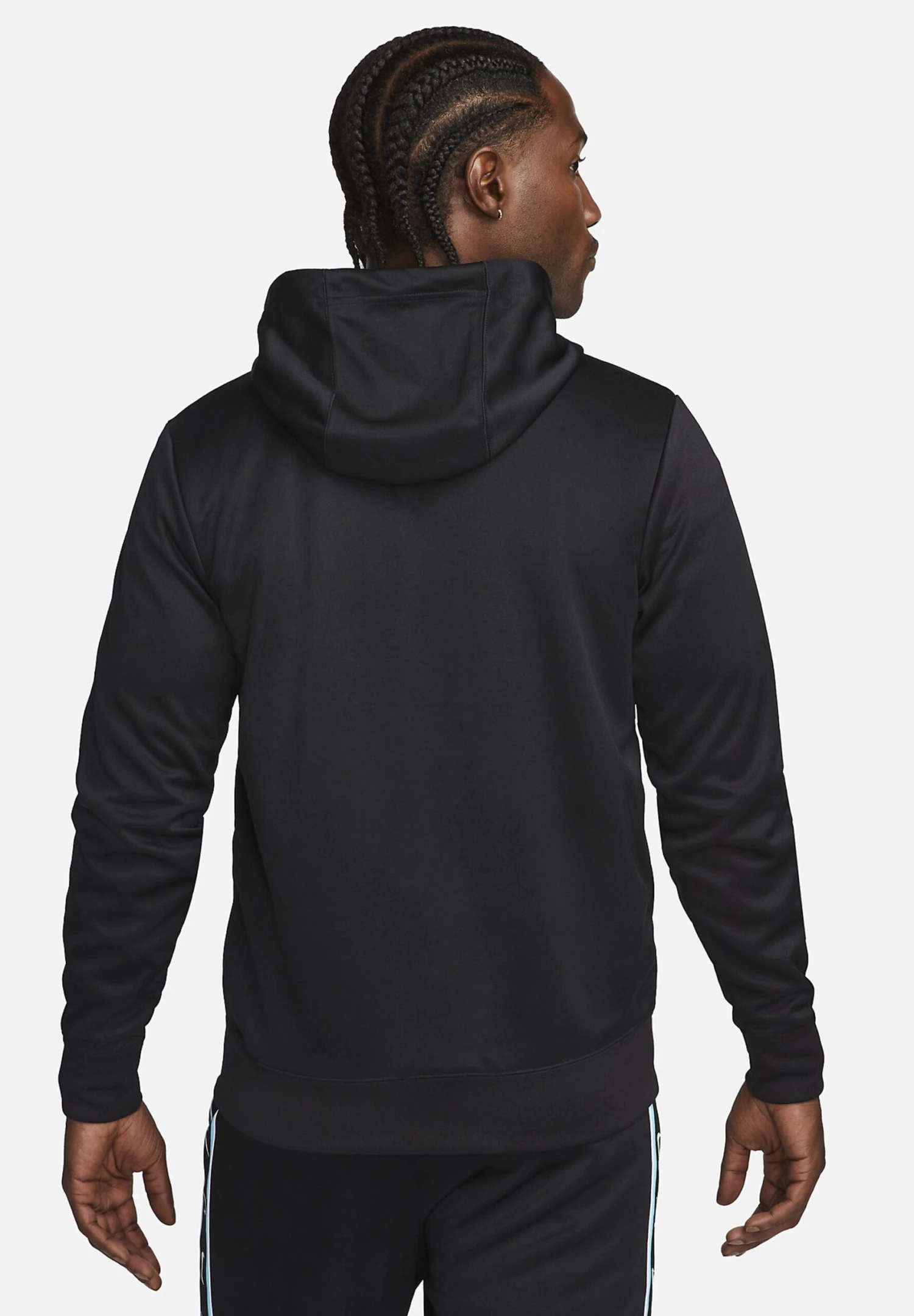 Nike Sportswear M Nsw Repeat Sw Pk Fz- Trainingsvest - Black Black Baltic Blue 3 Nike Sportswear M Nsw Repeat Sw Pk Fz- Trainingsvest - Black Black Baltic Blue - Afbeelding 3