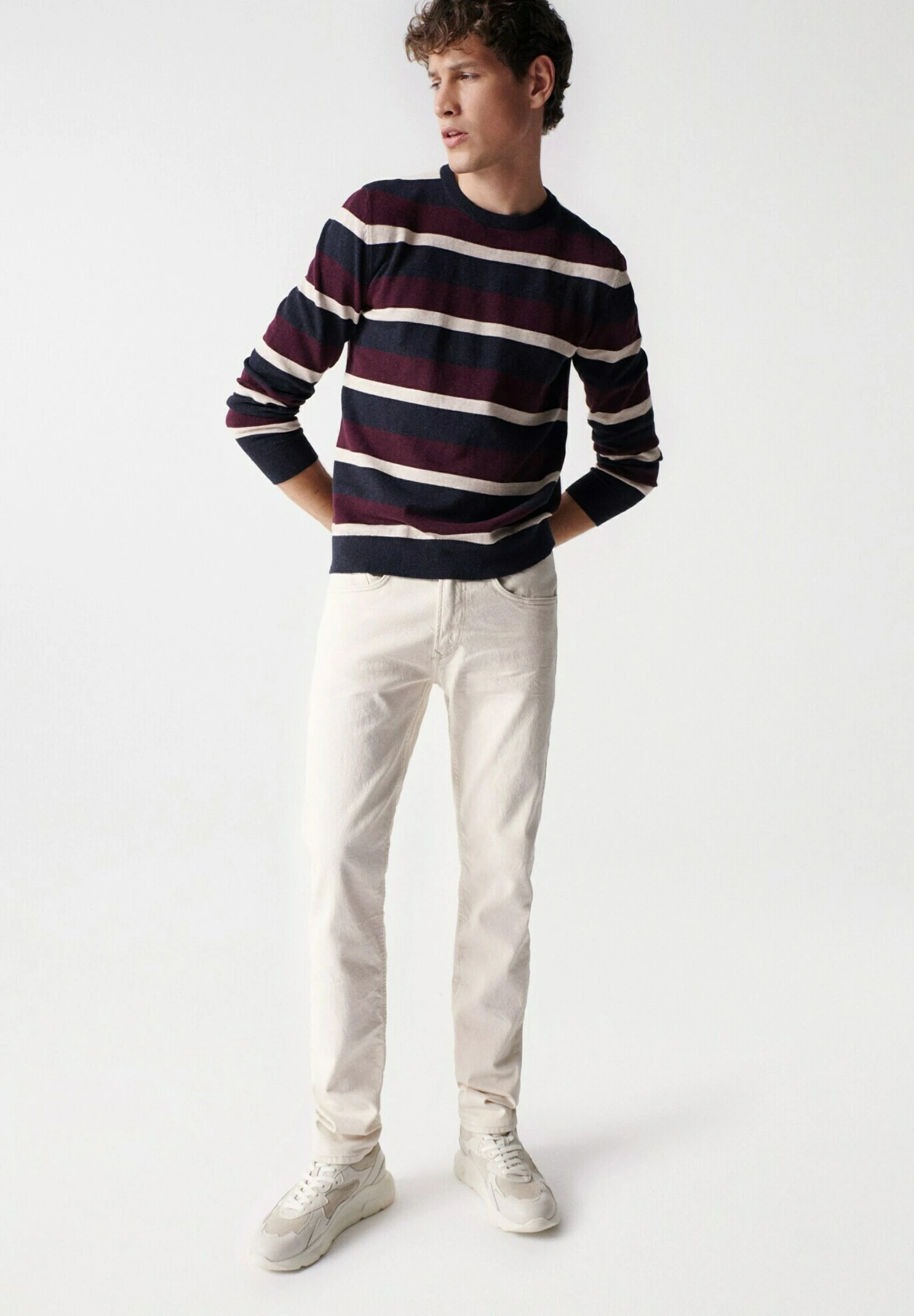 Los Angeles Langarm Regular - Trui - Blue 2 Los Angeles Langarm Regular - Trui - Blue - Afbeelding 2